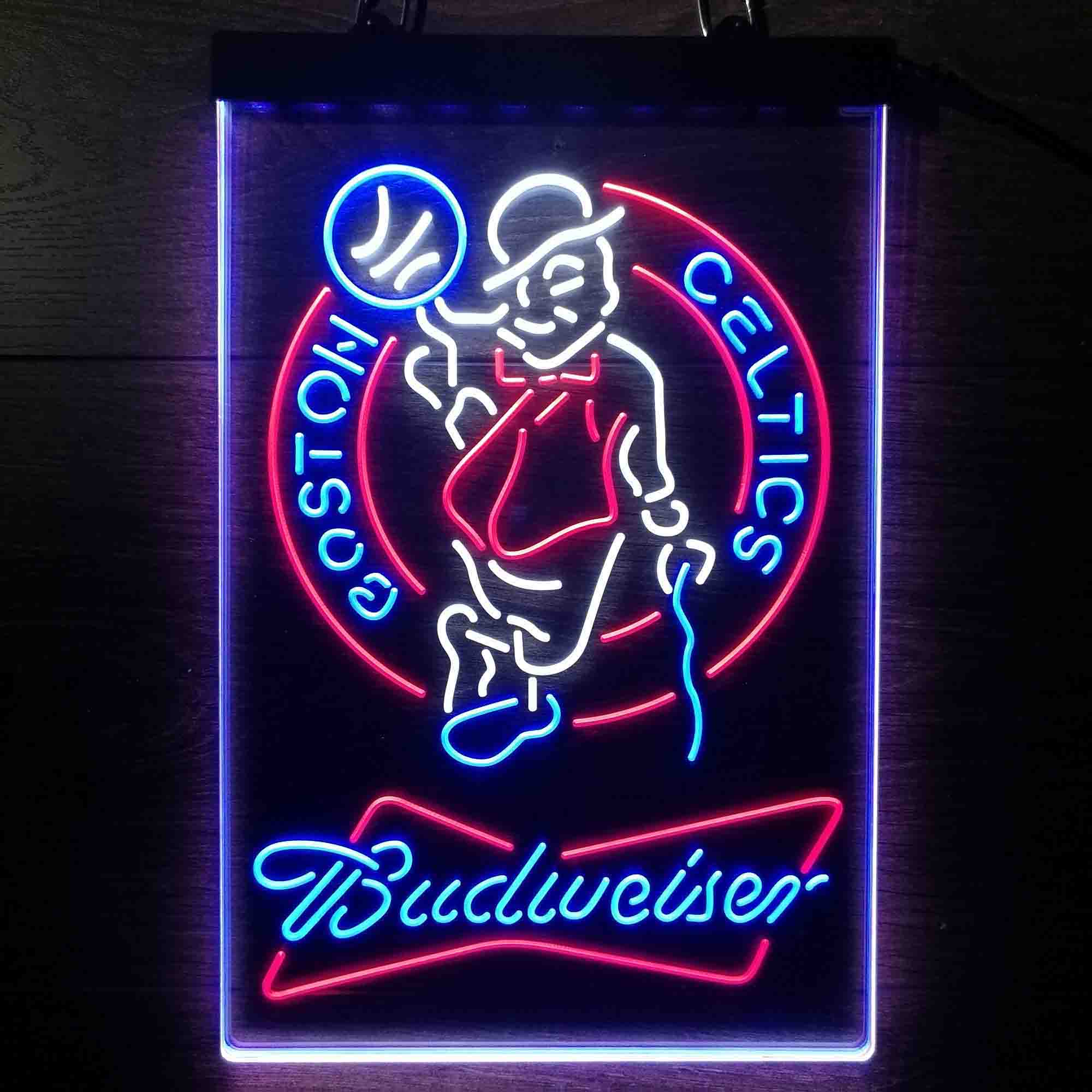 Boston Celtics Nba Budweiser Neon LED Sign 3 Colors - Image 4