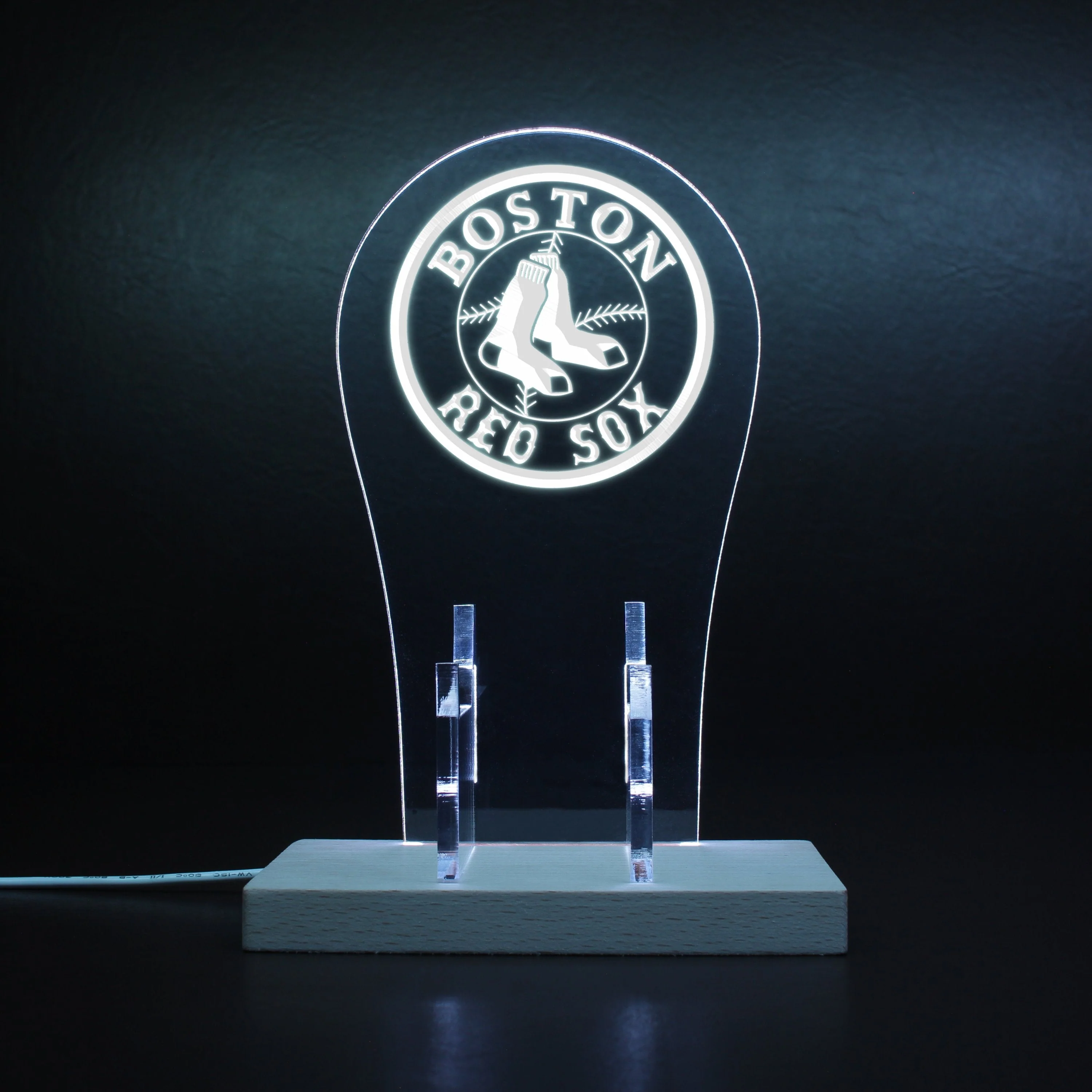 Boston Red Sox LED Gaming Headset Controller Stand - Image 5