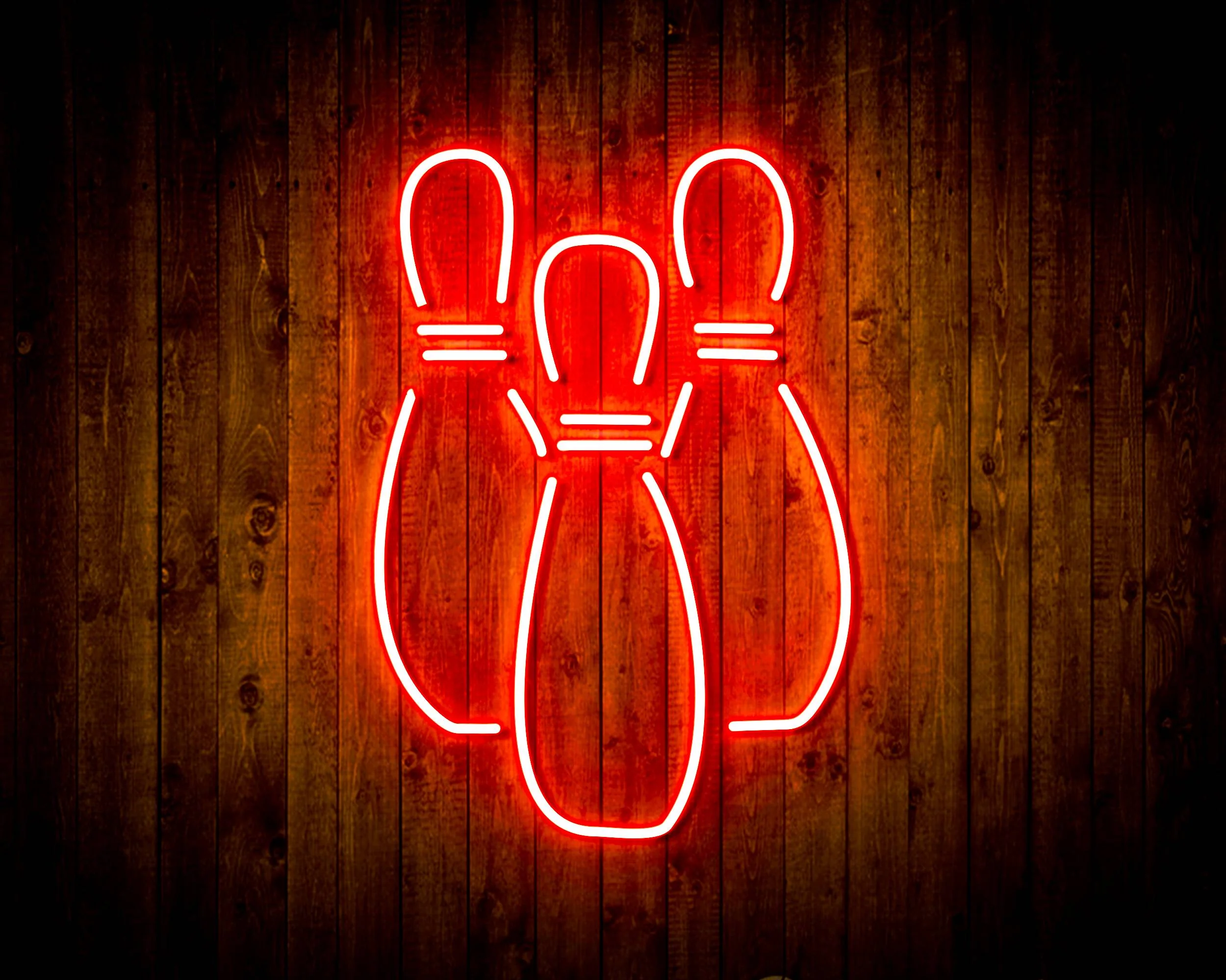 Bowling for Pabst Blue Ribbon Beer Handmade Neon Flex LED Sign - Image 16