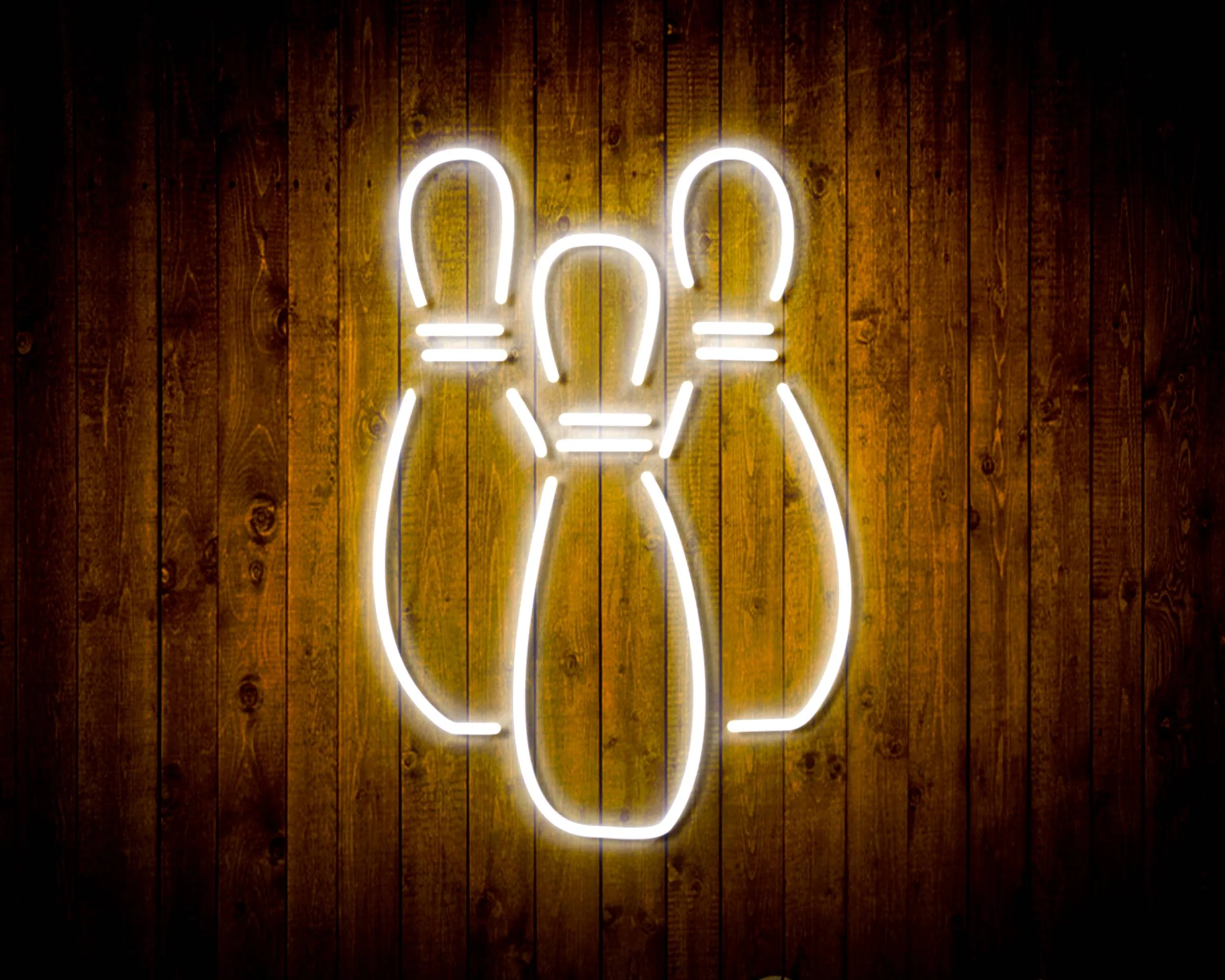 Bowling for Pabst Blue Ribbon Beer Handmade Neon Flex LED Sign - Image 20