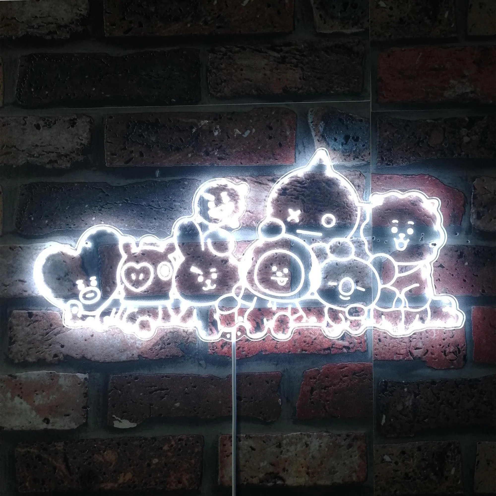 BT21 BTS Neon LED Sign with Dynamic RGB Colors - Image 5