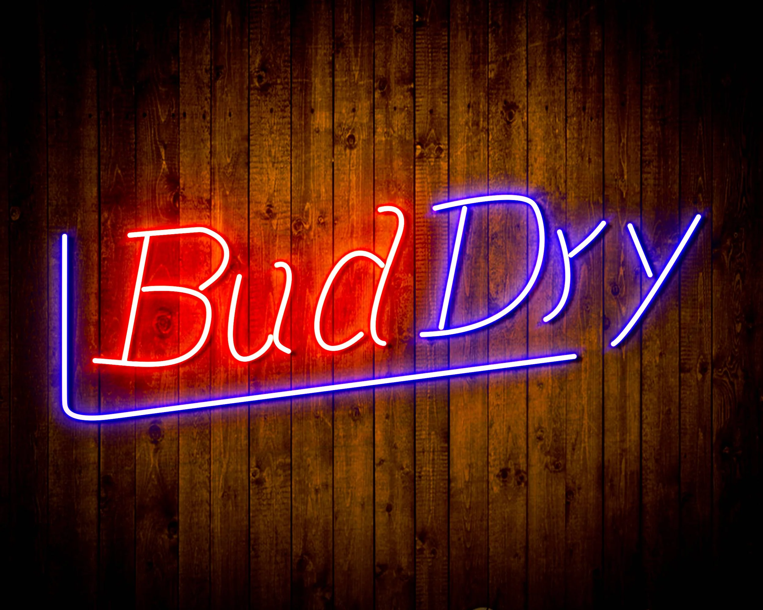 Bud Dry Handmade Neon Flex LED Sign - Image 2