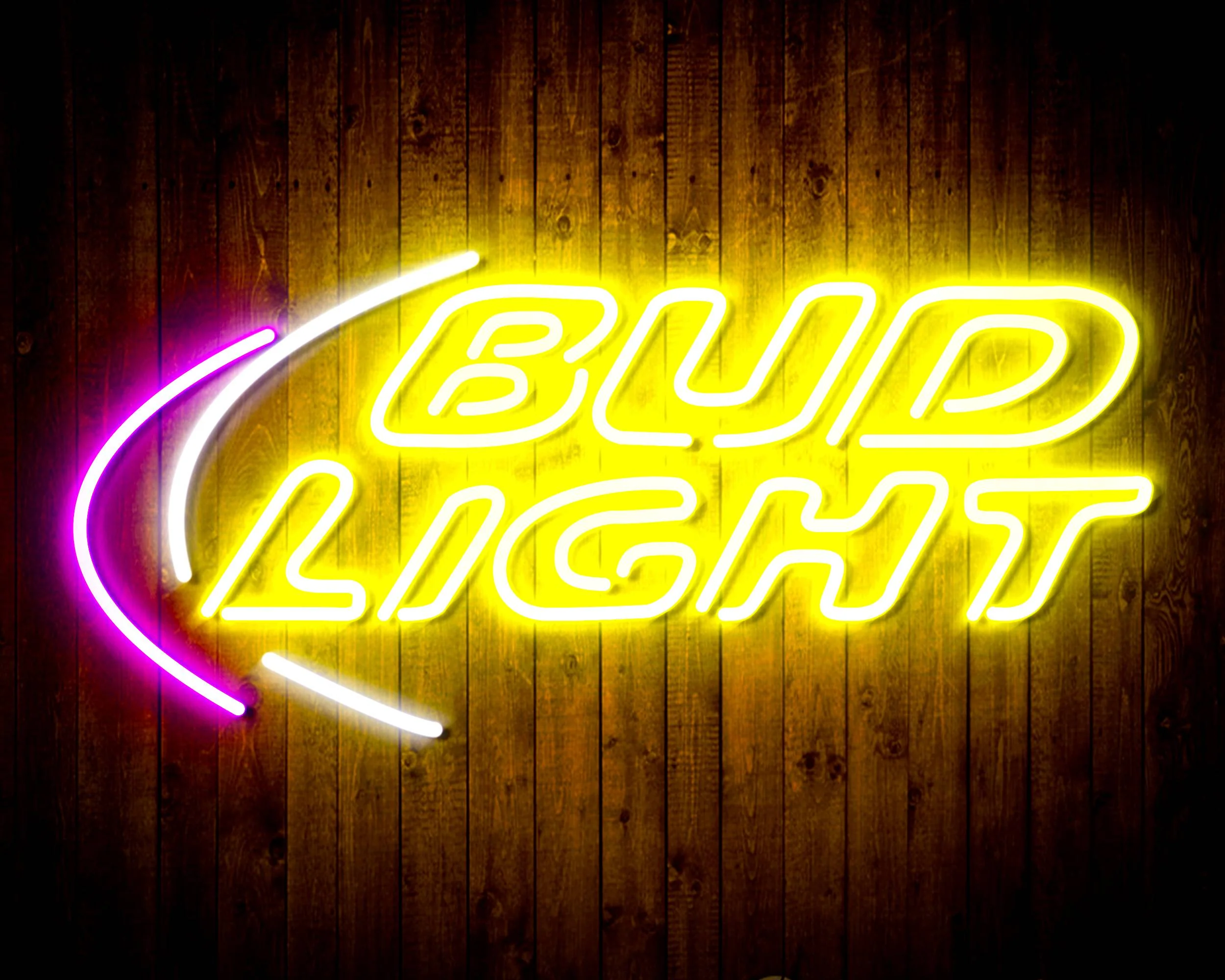 Bud Light Pub Bar Handmade Neon Flex LED Sign - Image 5