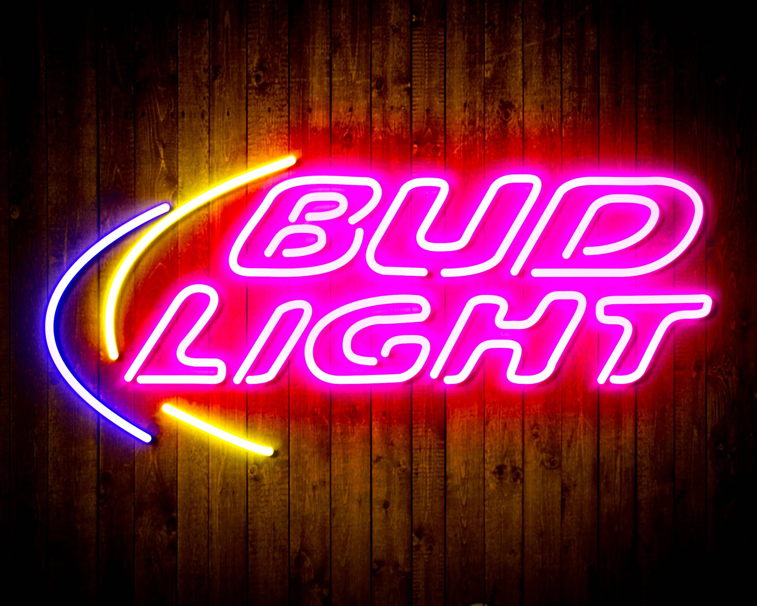 Bud Light Pub Bar Handmade Neon Flex LED Sign - Image 7