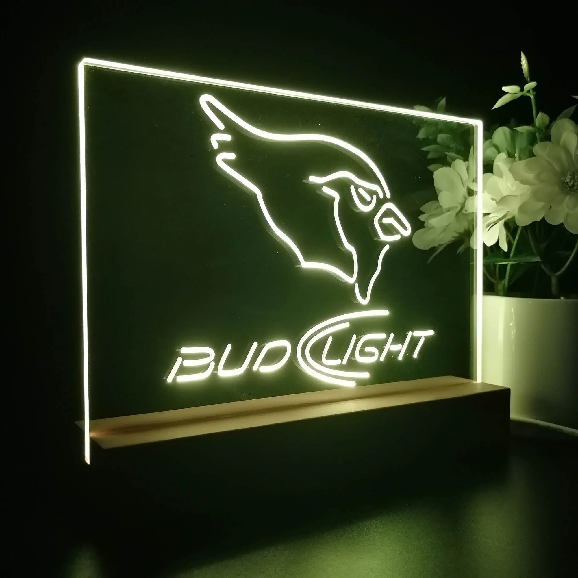 Bud Light Arizona Cardinals Night Light Pub Bar Lamp - Image 5