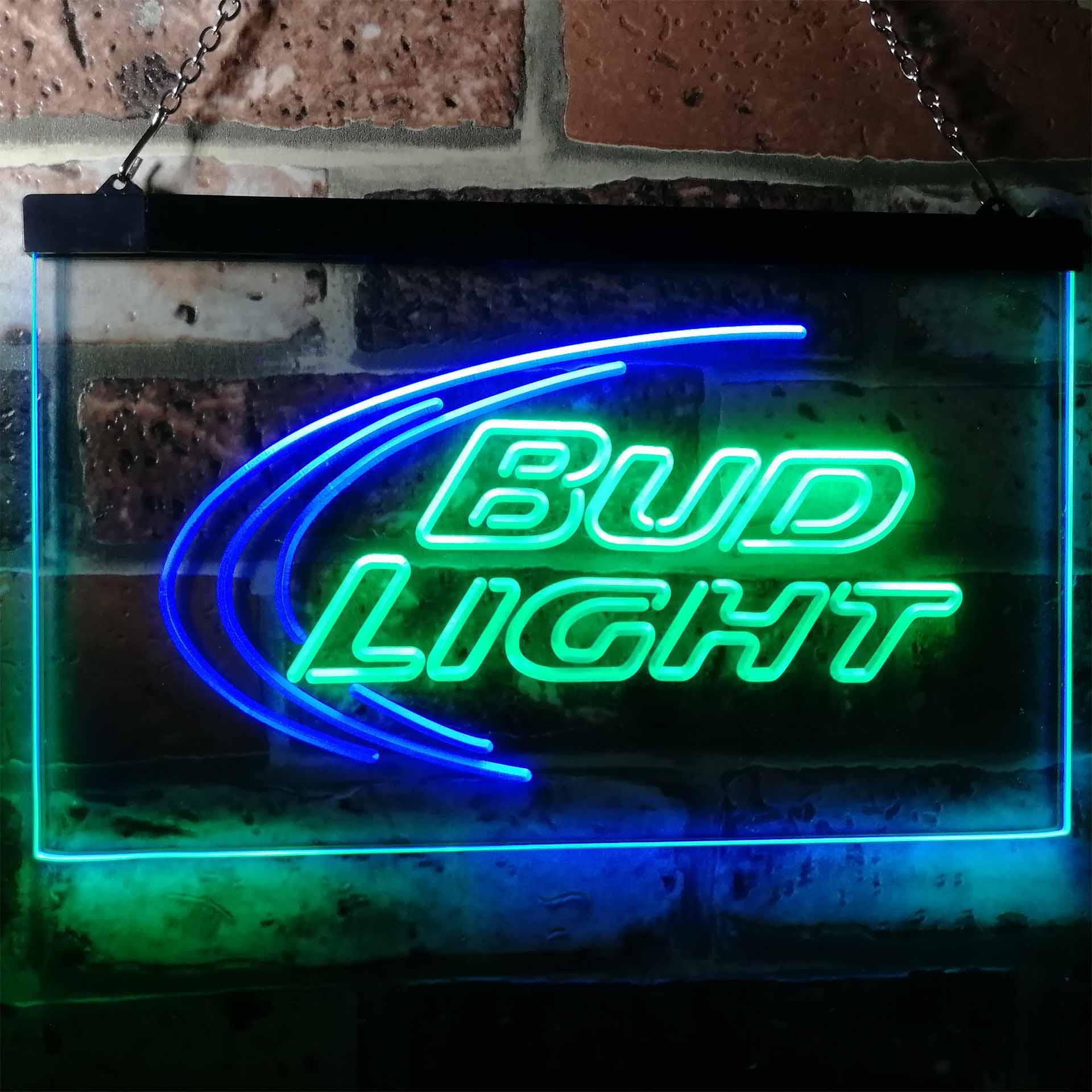 Bud Light Beer Ice Bar Home Bar Neon Light LED Sign - Image 8