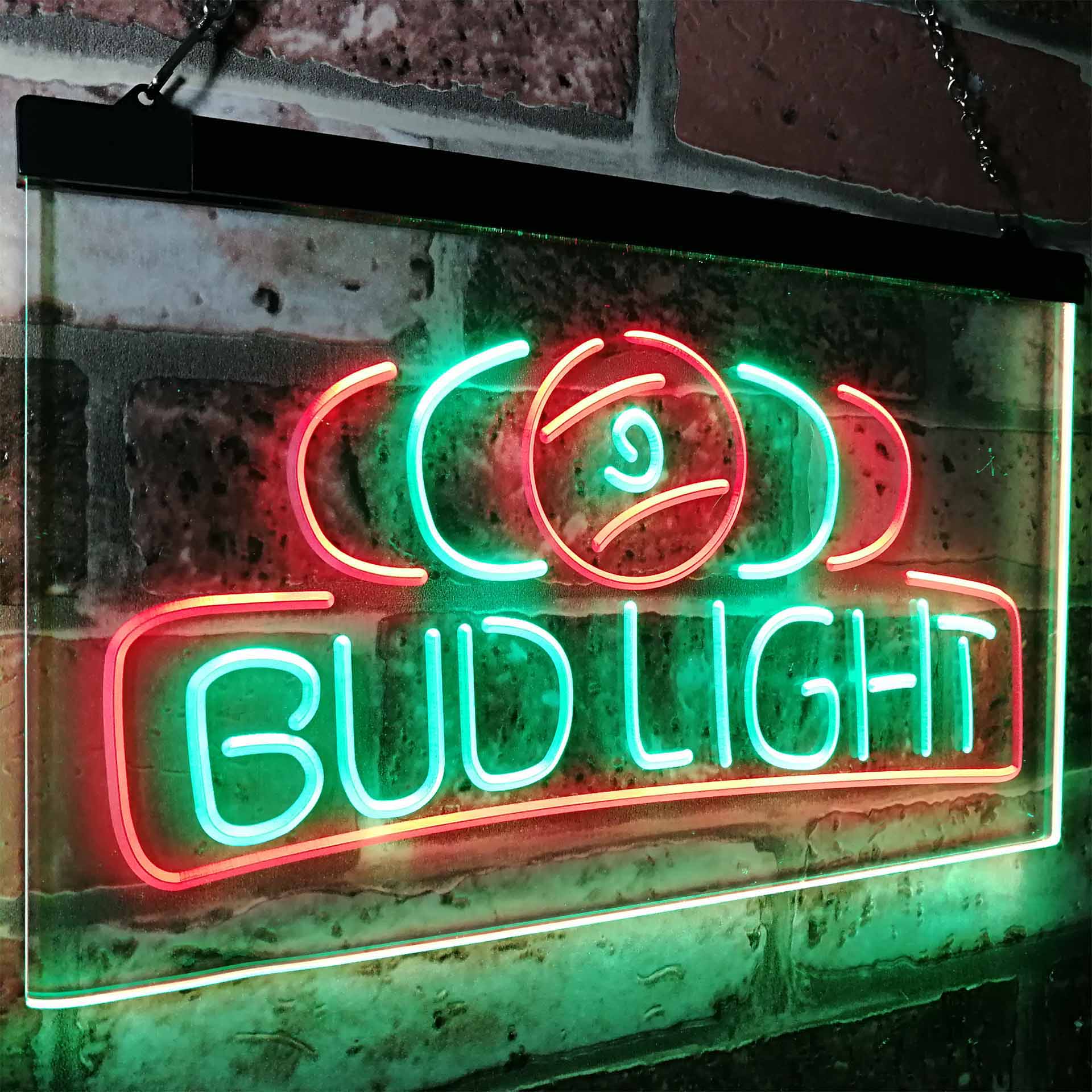 Bud Light Pool Room 9 Ball Snooker Billiard Neon-Like LED Sign - Image 22