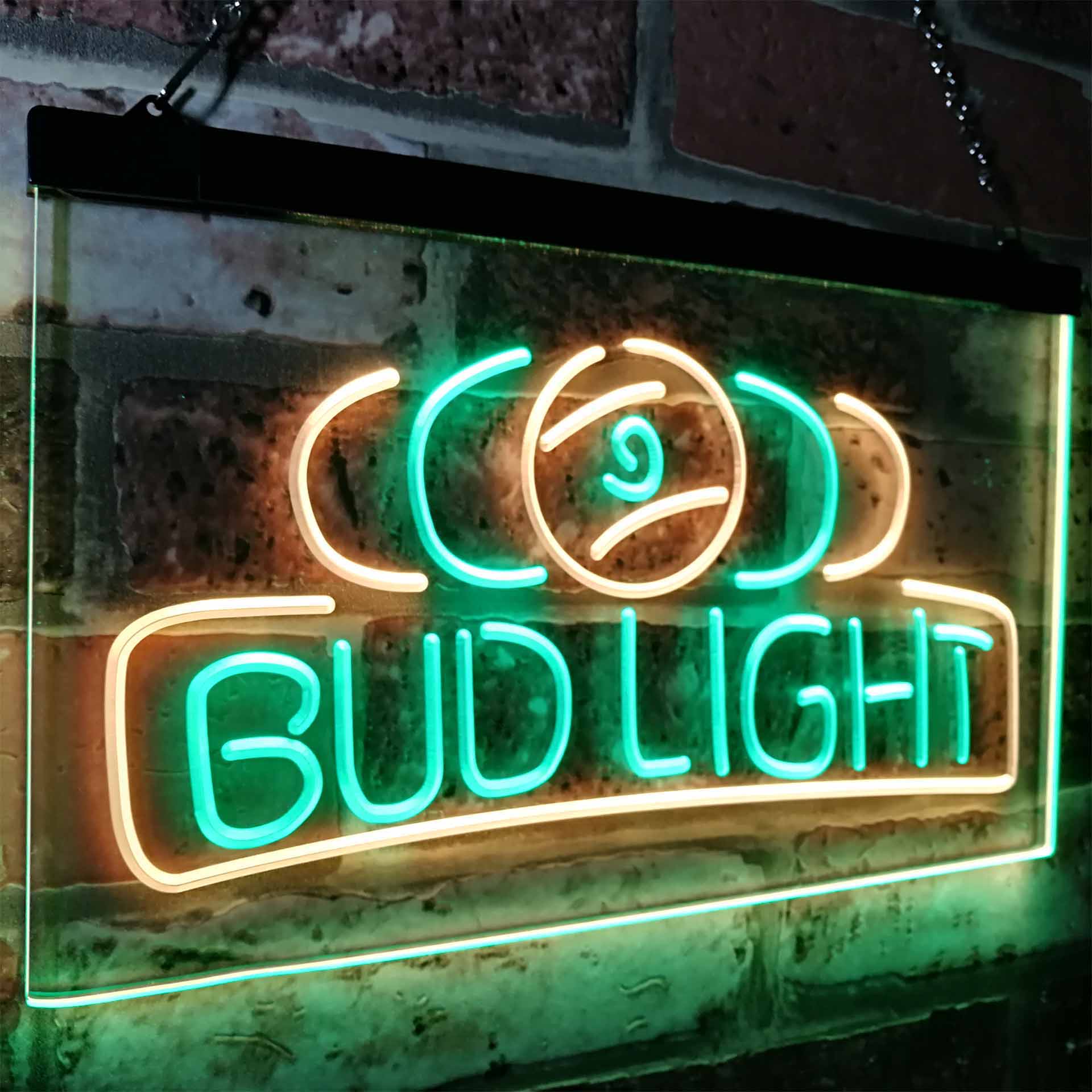 Bud Light Pool Room 9 Ball Snooker Billiard Neon-Like LED Sign - Image 23