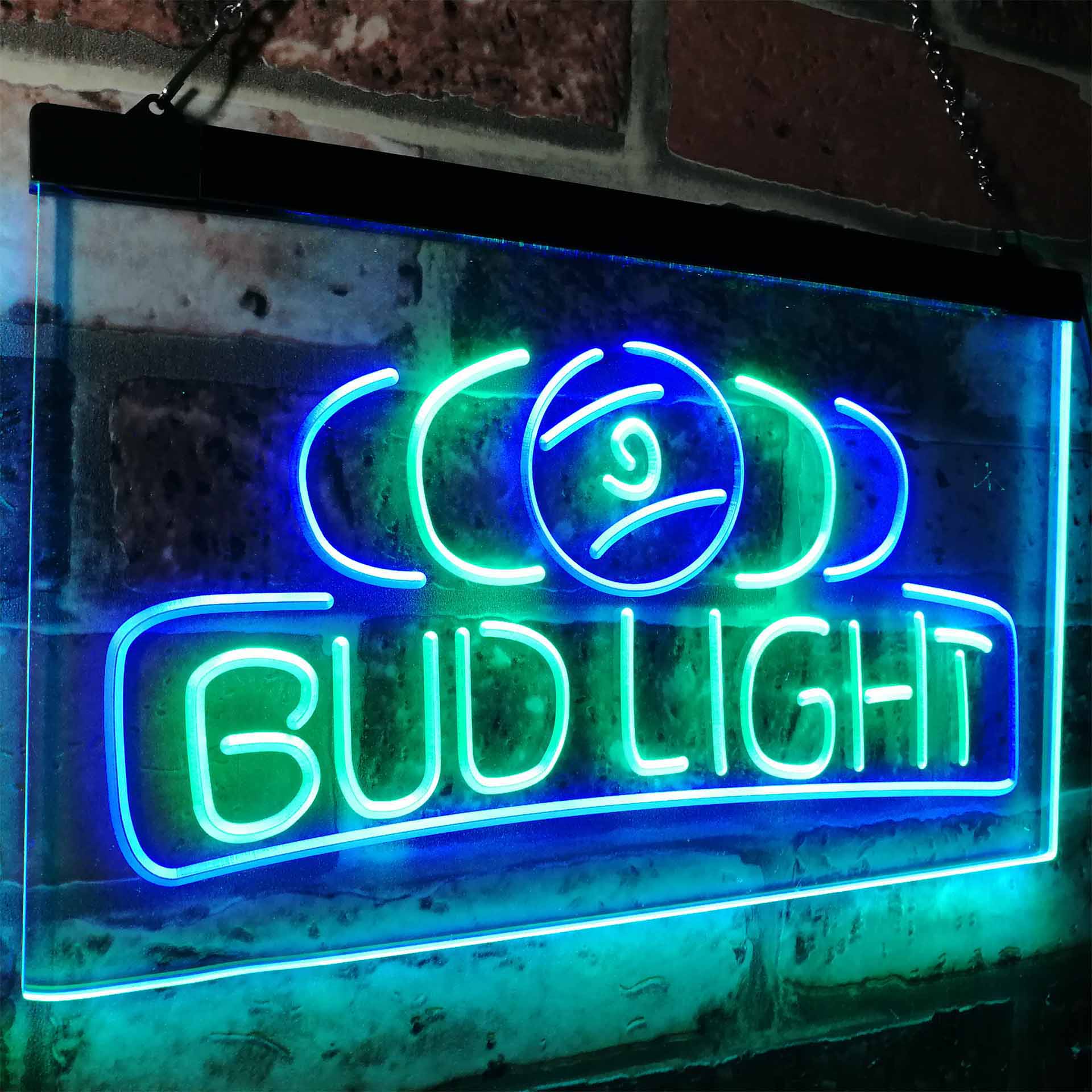 Bud Light Pool Room 9 Ball Snooker Billiard Neon-Like LED Sign - Image 24