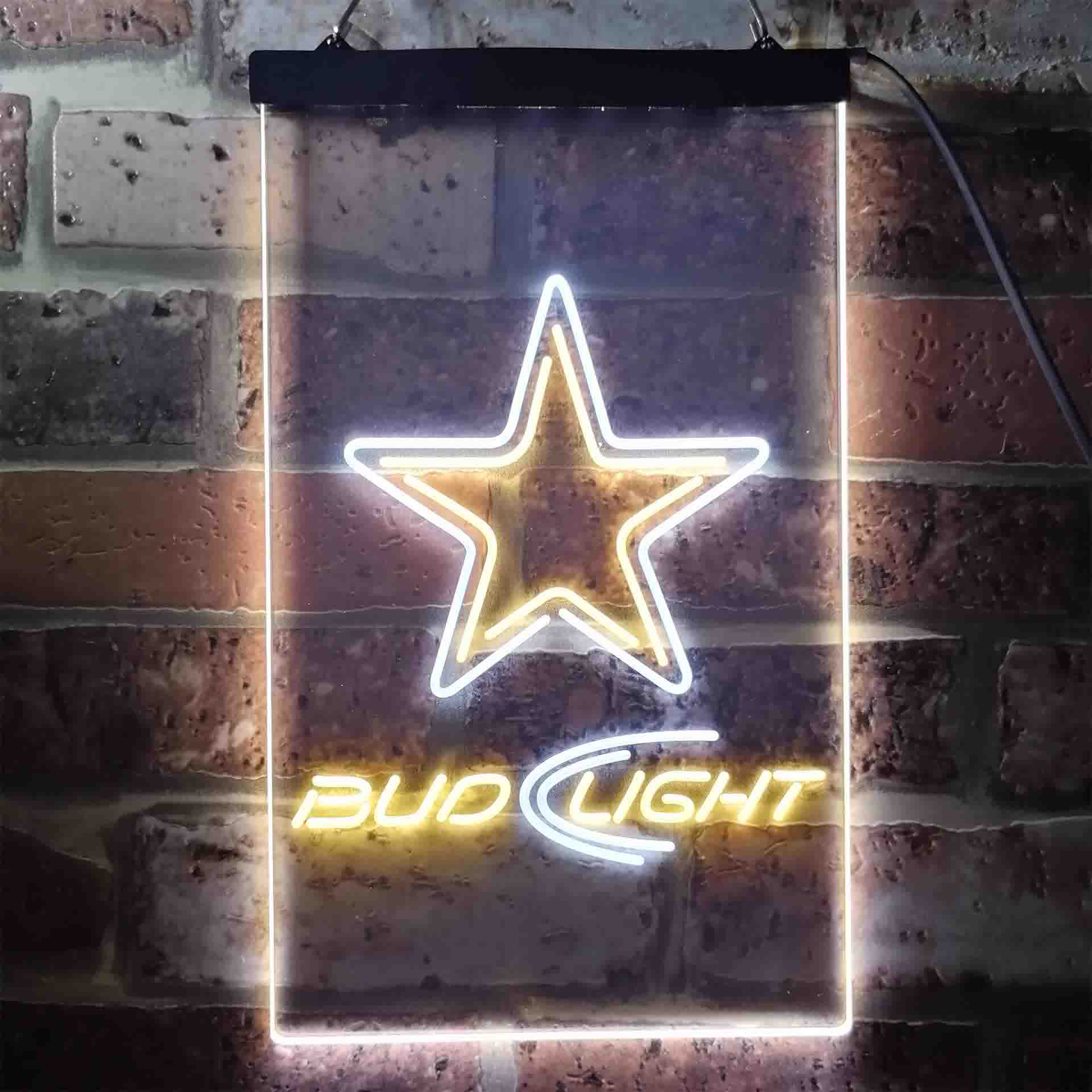 Dallas Cowboys Bud Light LED Neon Sign - Image 12