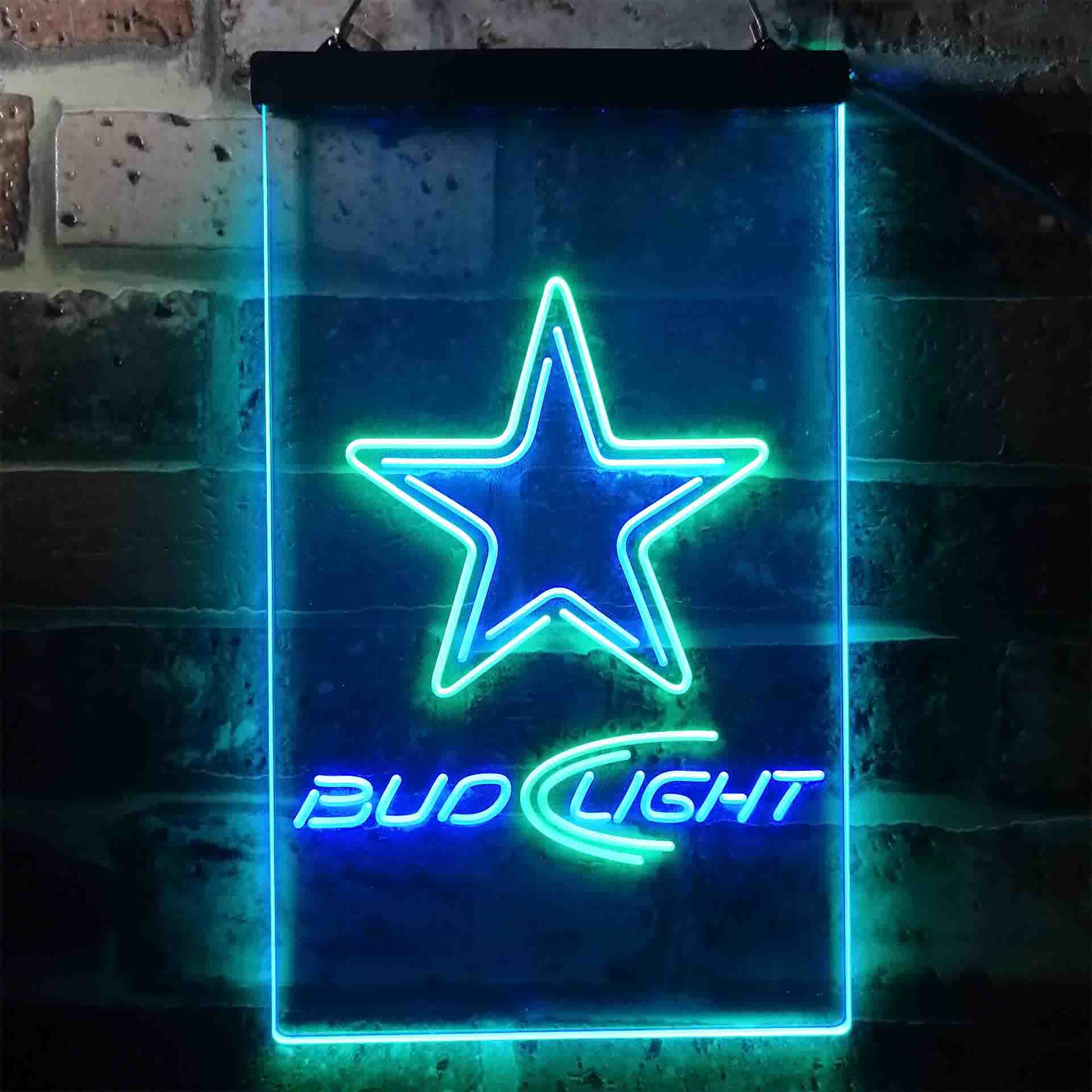 Dallas Cowboys Bud Light LED Neon Sign - Image 8