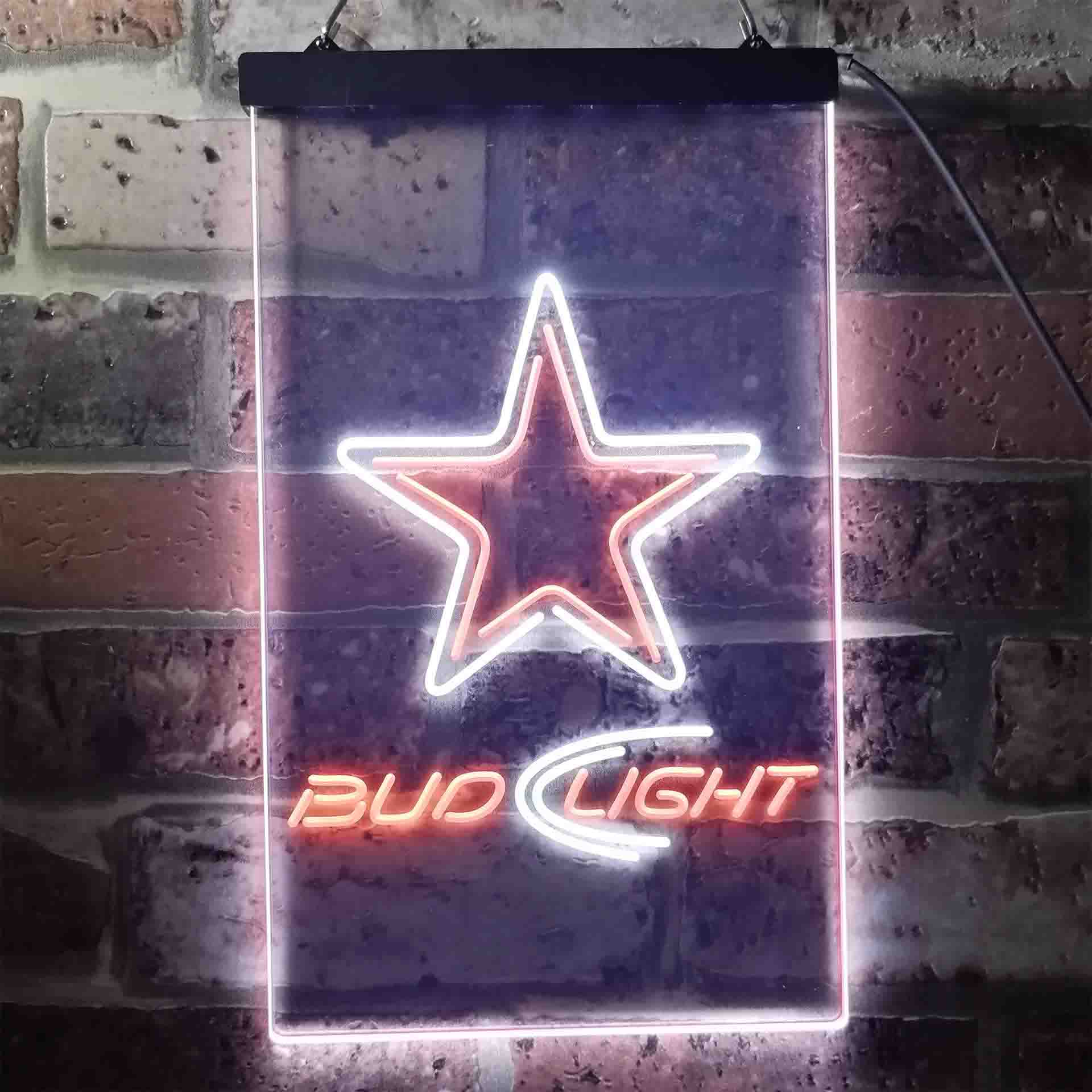 Dallas Cowboys Bud Light LED Neon Sign - Image 9