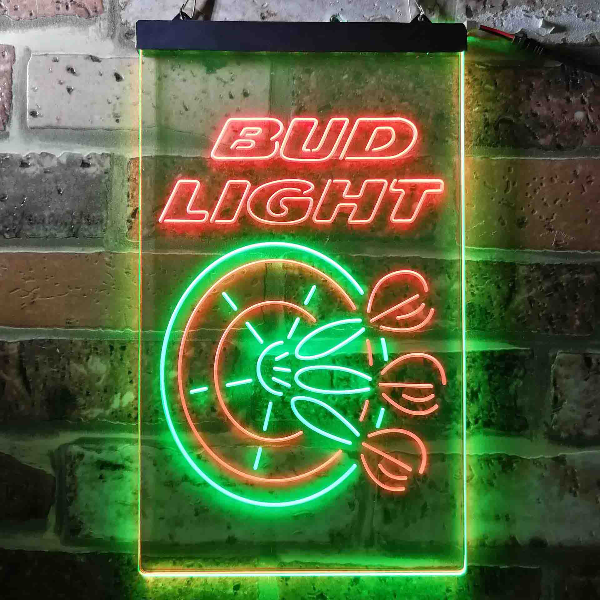 Bud Light Dart Bar Beer Home Bar Neon Light LED Sign - Image 4