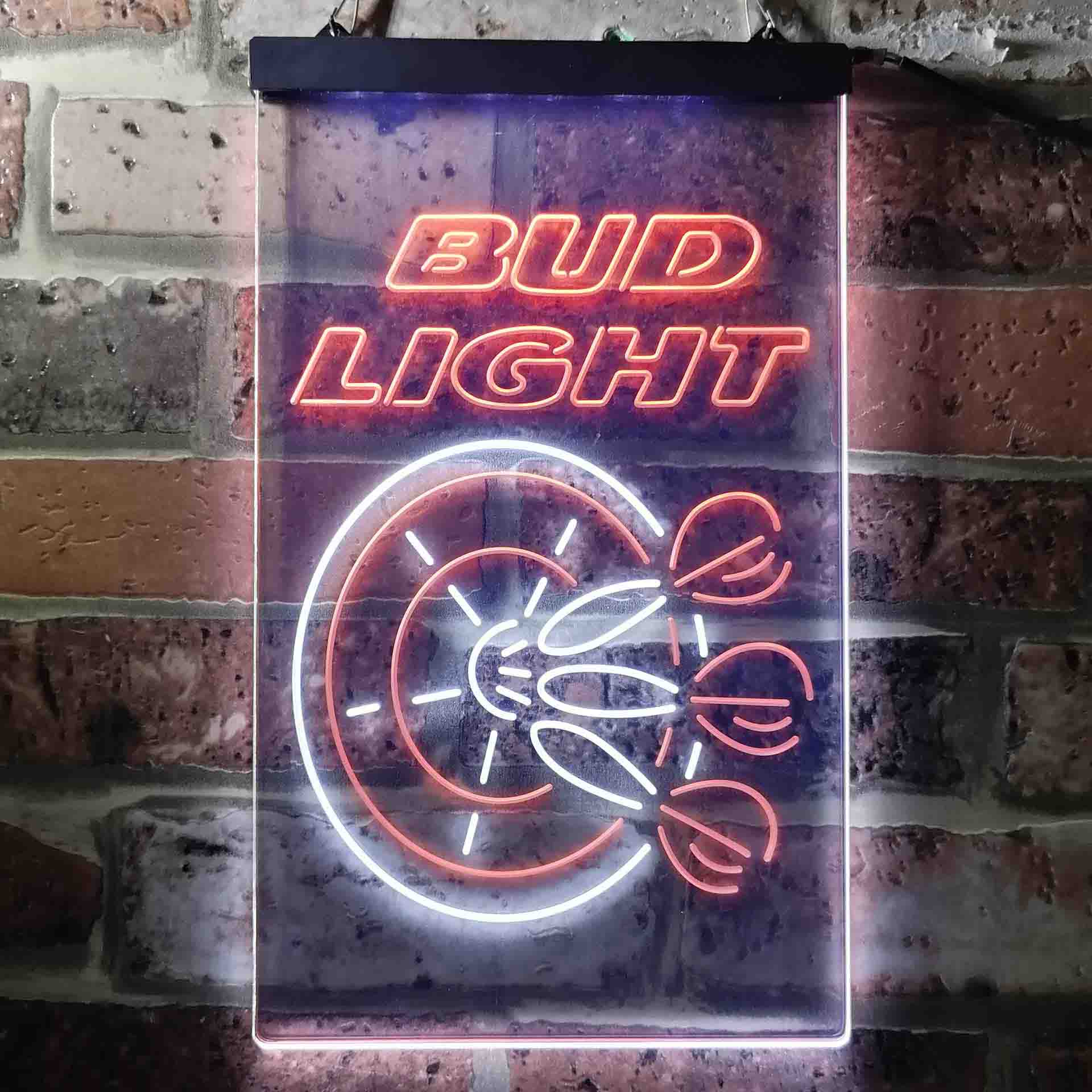 Bud Light Dart Bar Beer Home Bar Neon Light LED Sign - Image 5