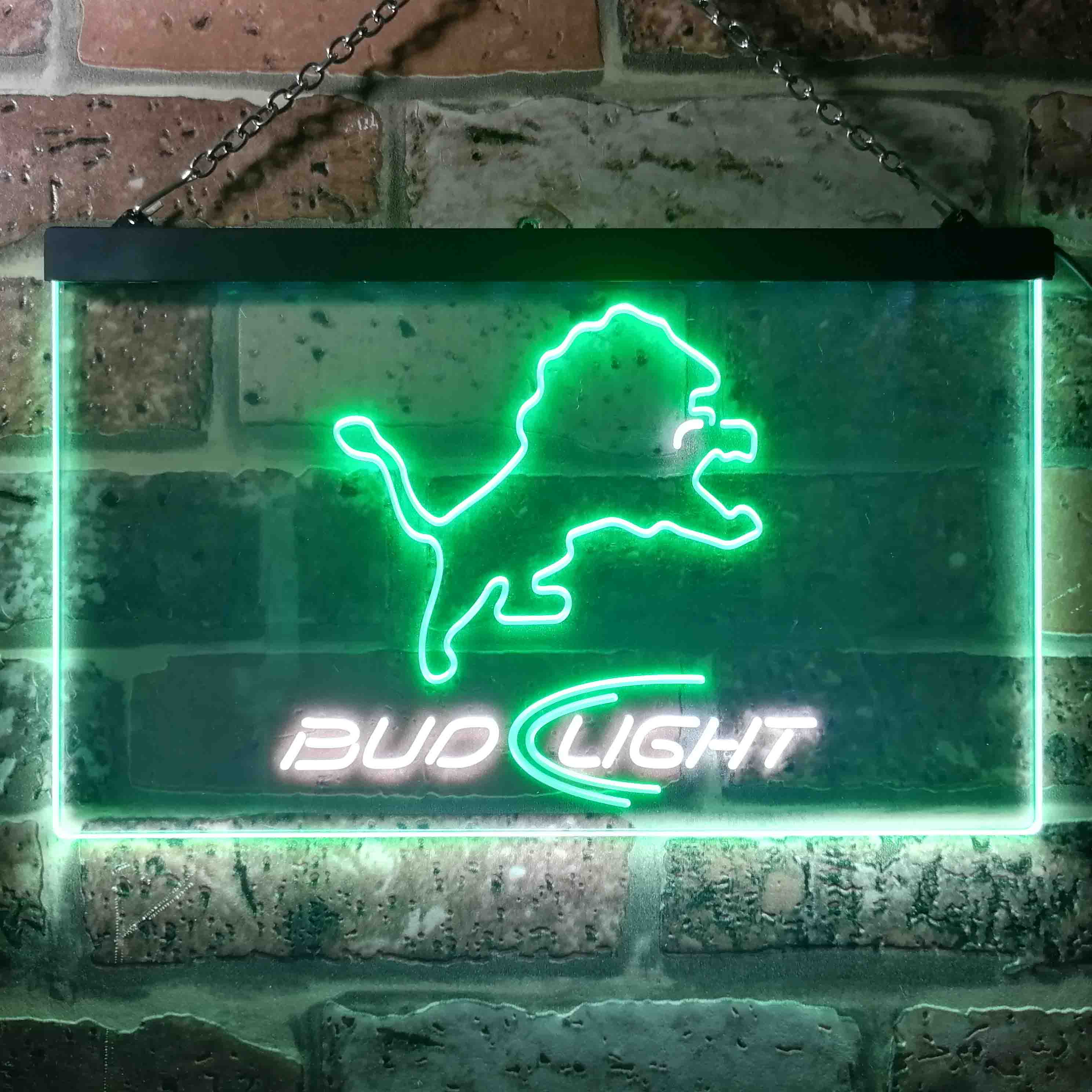 Detroit Lions Bud Light LED Neon Sign - Image 7