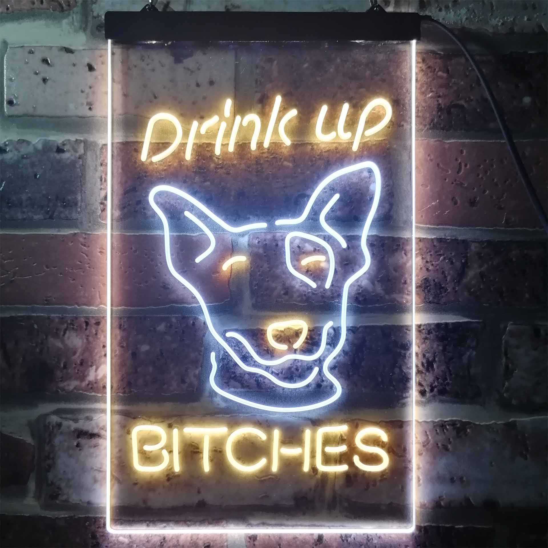 Drink Up Spuds Mackenzie Bar Neon LED Sign - Image 3