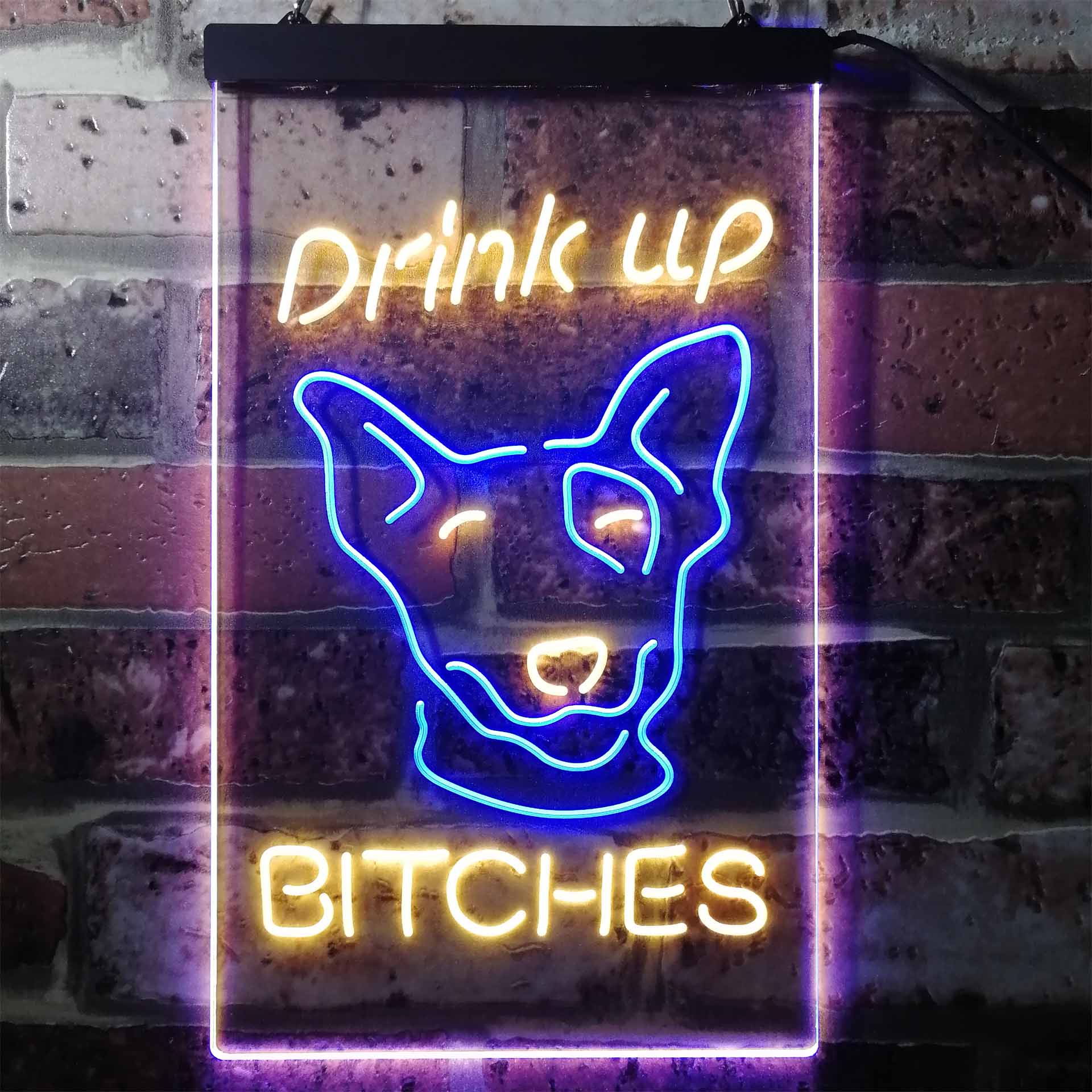 Drink Up Spuds Mackenzie Bar Neon LED Sign - Image 6