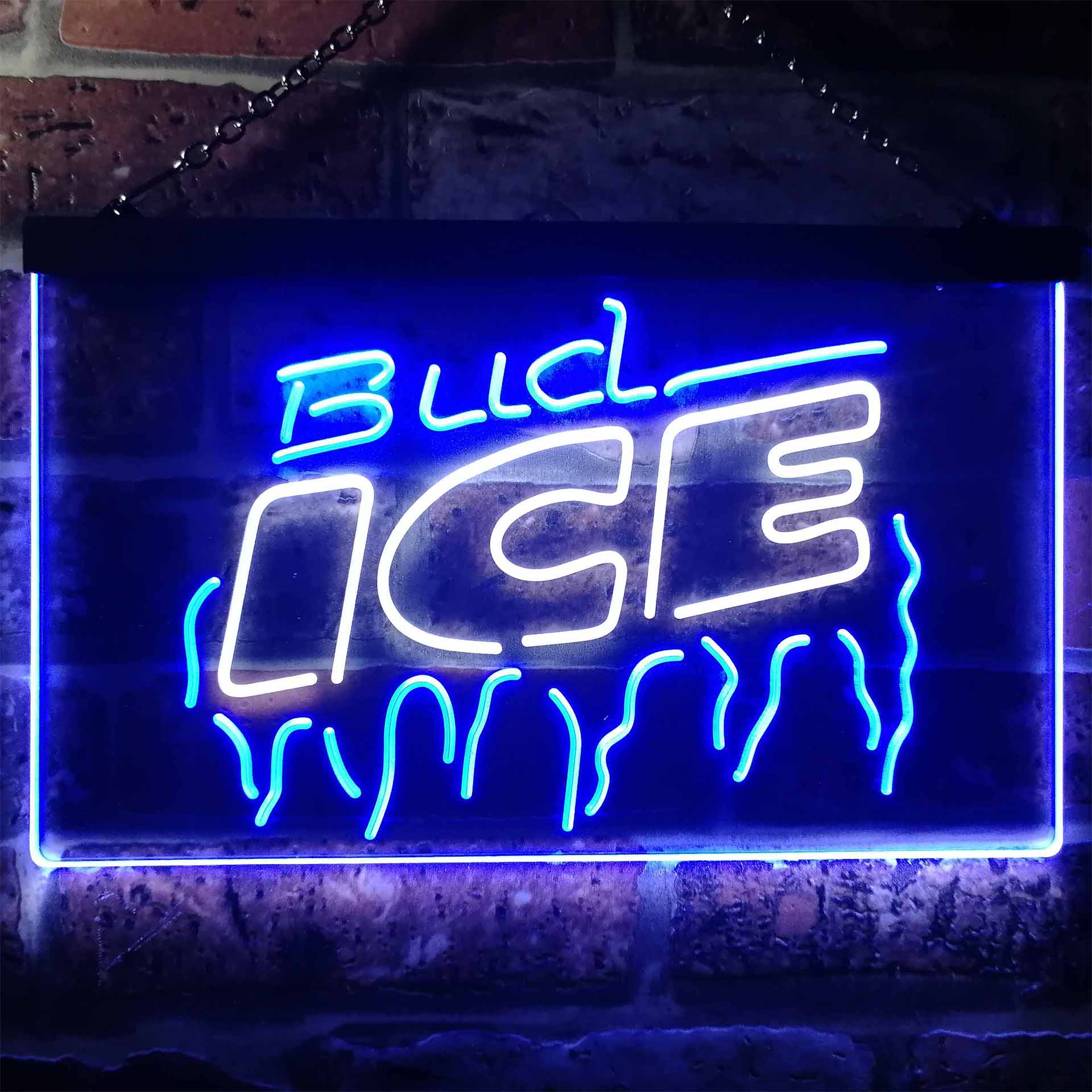 Bud Light Ice Beer Home Bar Neon Light LED Sign - Image 10