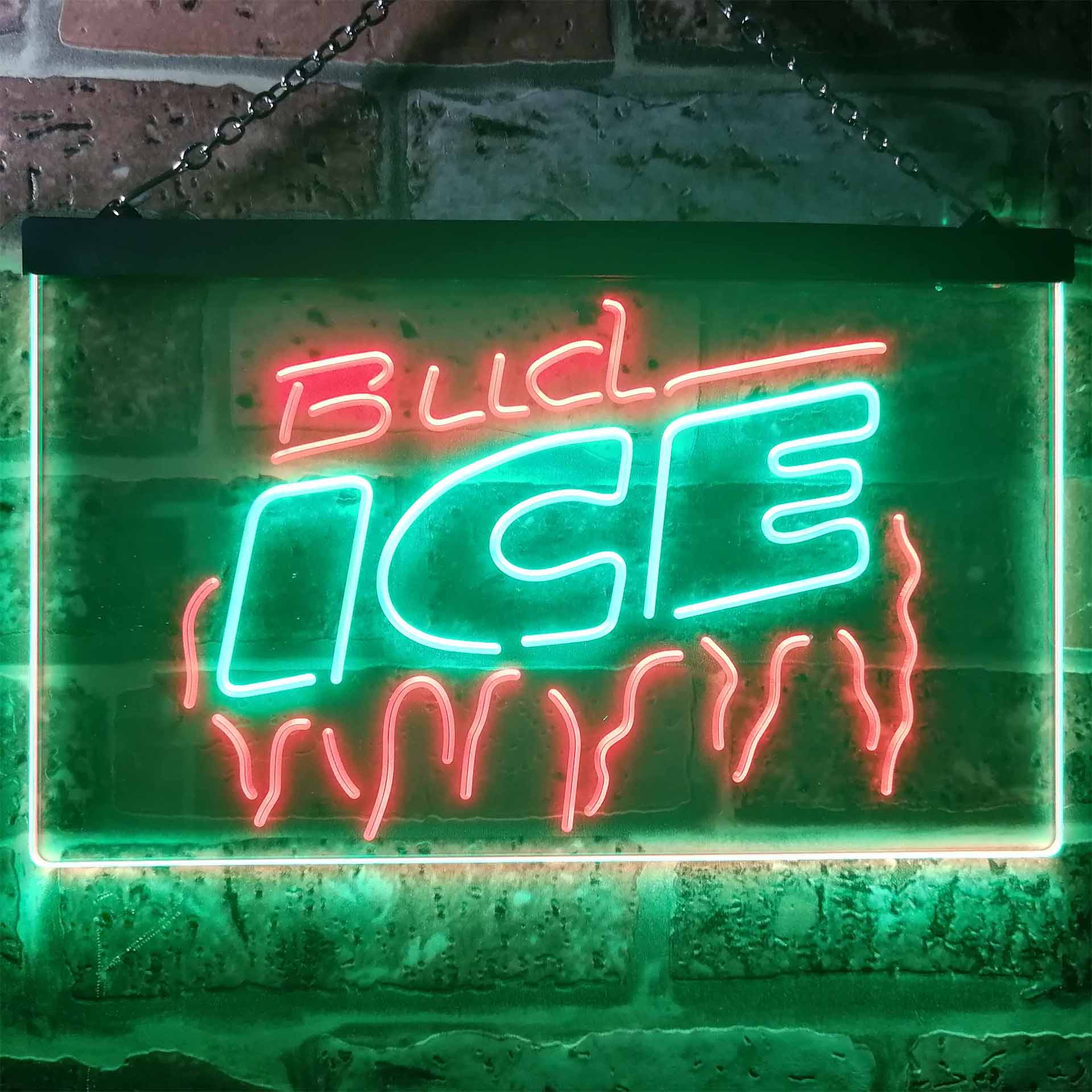 Bud Light Ice Beer Home Bar Neon Light LED Sign - Image 3