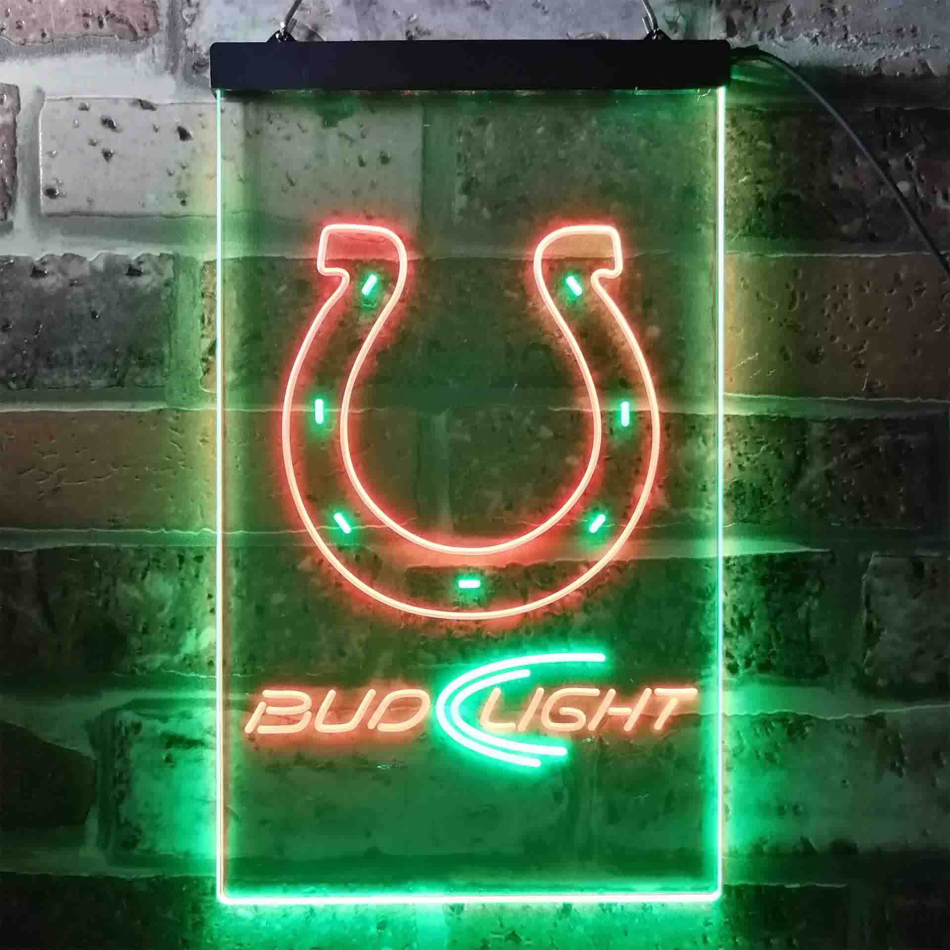 Indianapolis Colts Bud Light LED Neon Sign - Image 3