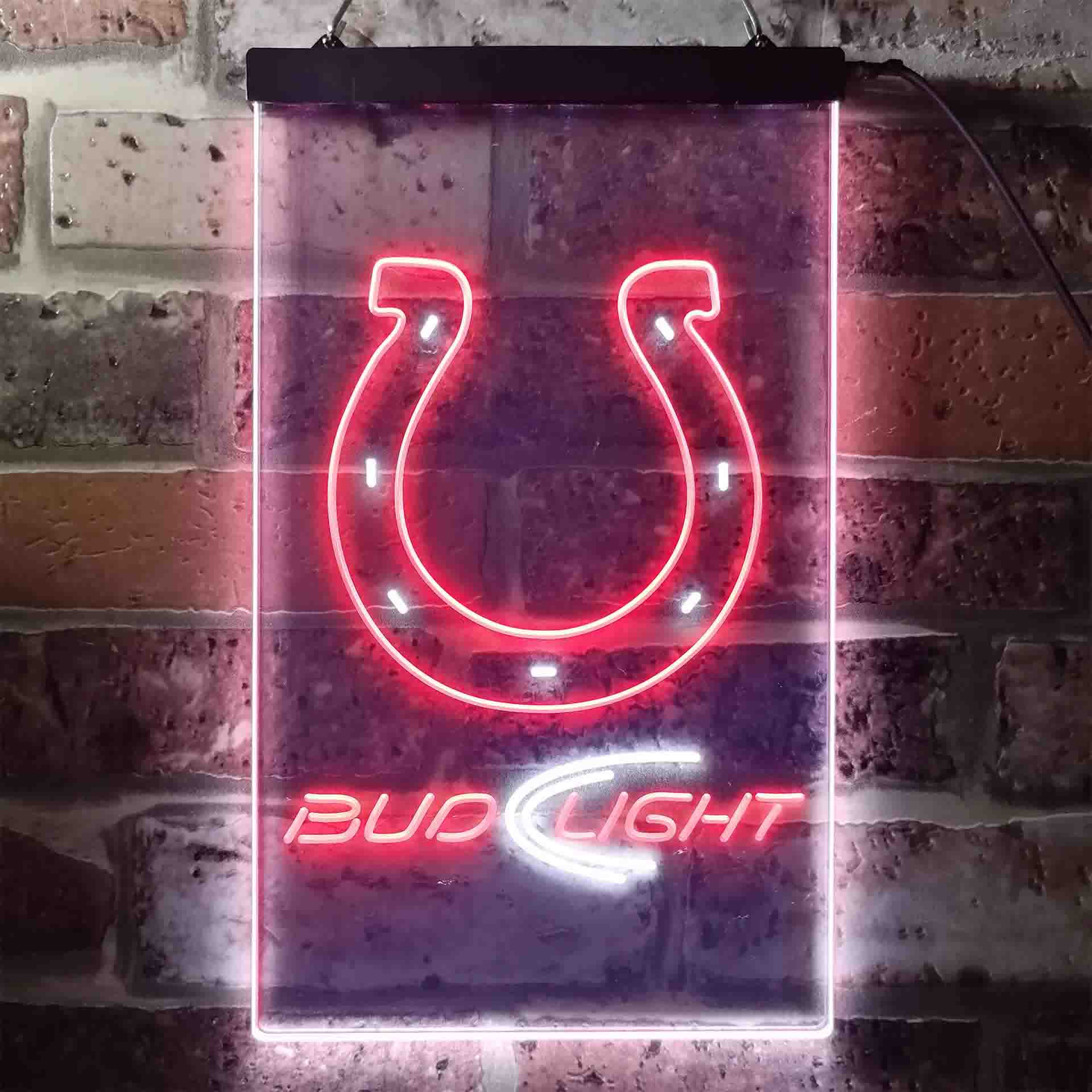 Indianapolis Colts Bud Light LED Neon Sign - Image 7