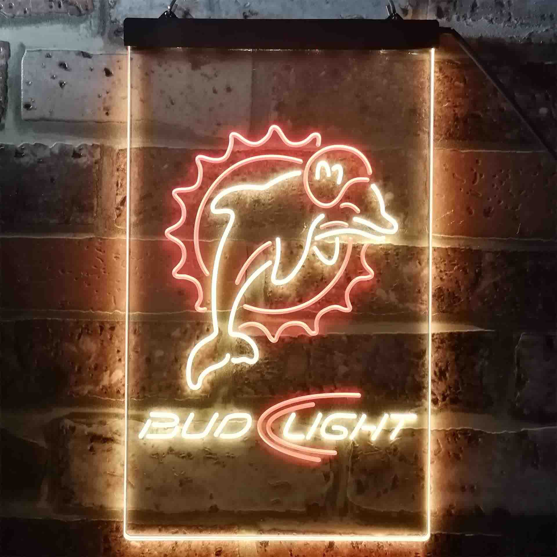 Miami Dolphins Bud Light LED Neon Sign - Image 11