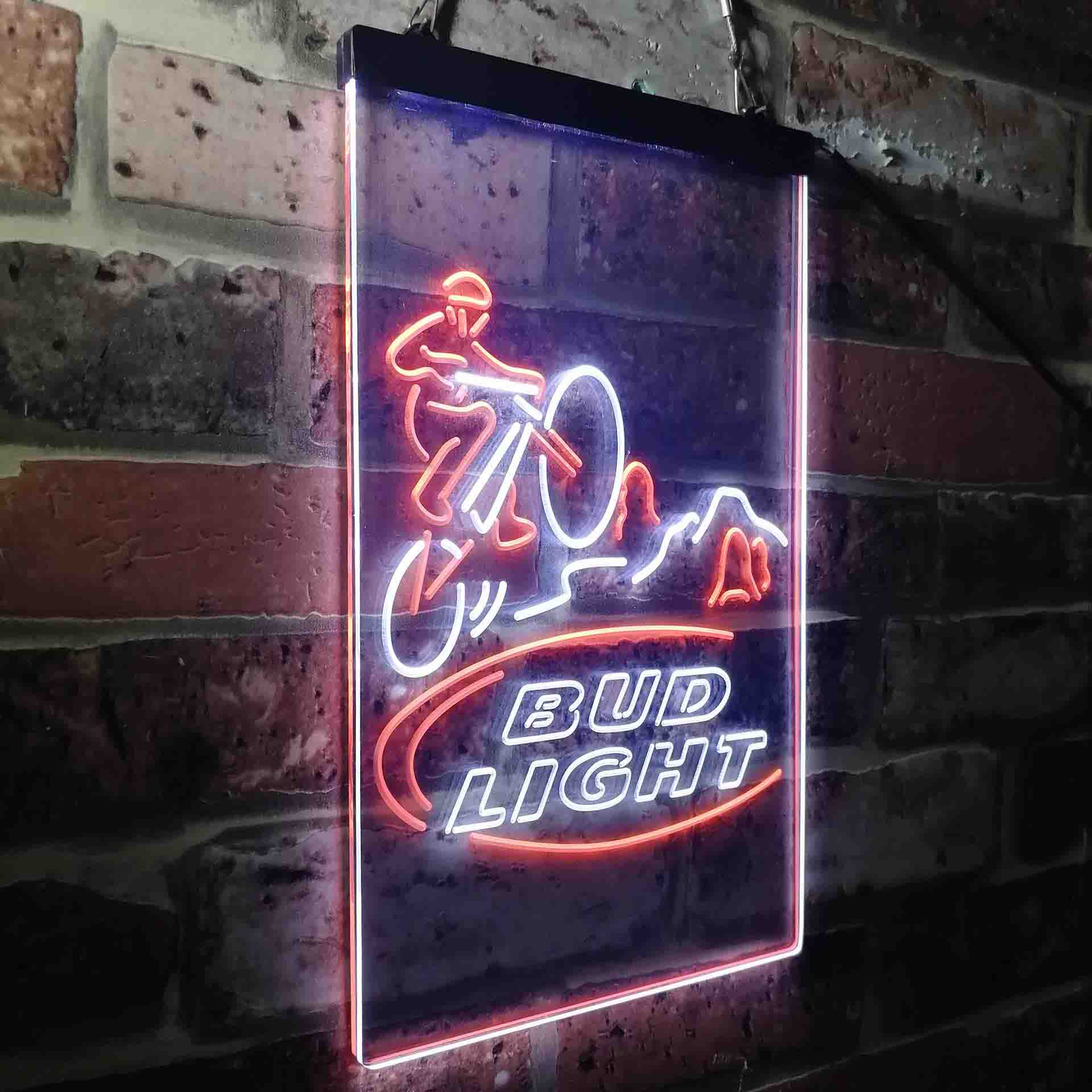 Bud Light Mountain Bike Neon-Like LED Sign - Image 24