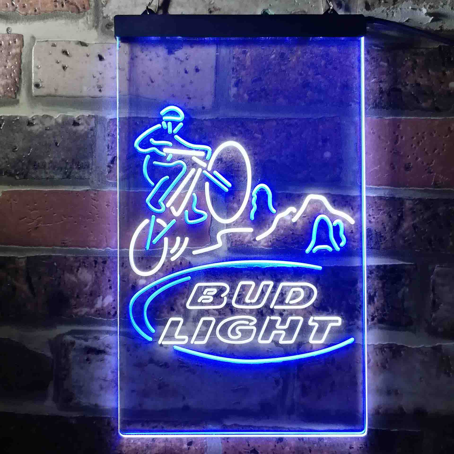 Bud Light Mountain Bike Neon-Like LED Sign - Image 3