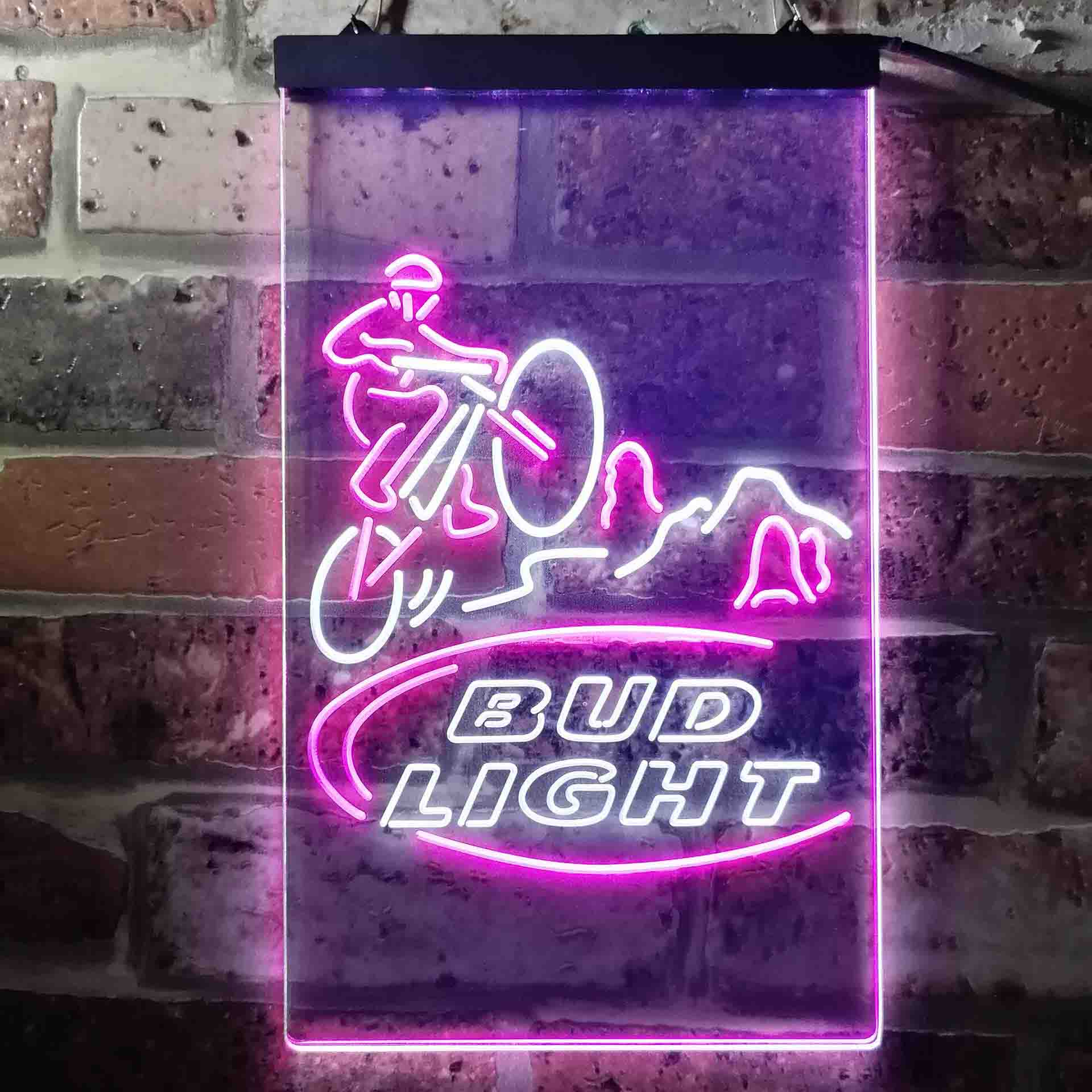 Bud Light Mountain Bike Neon-Like LED Sign - Image 7