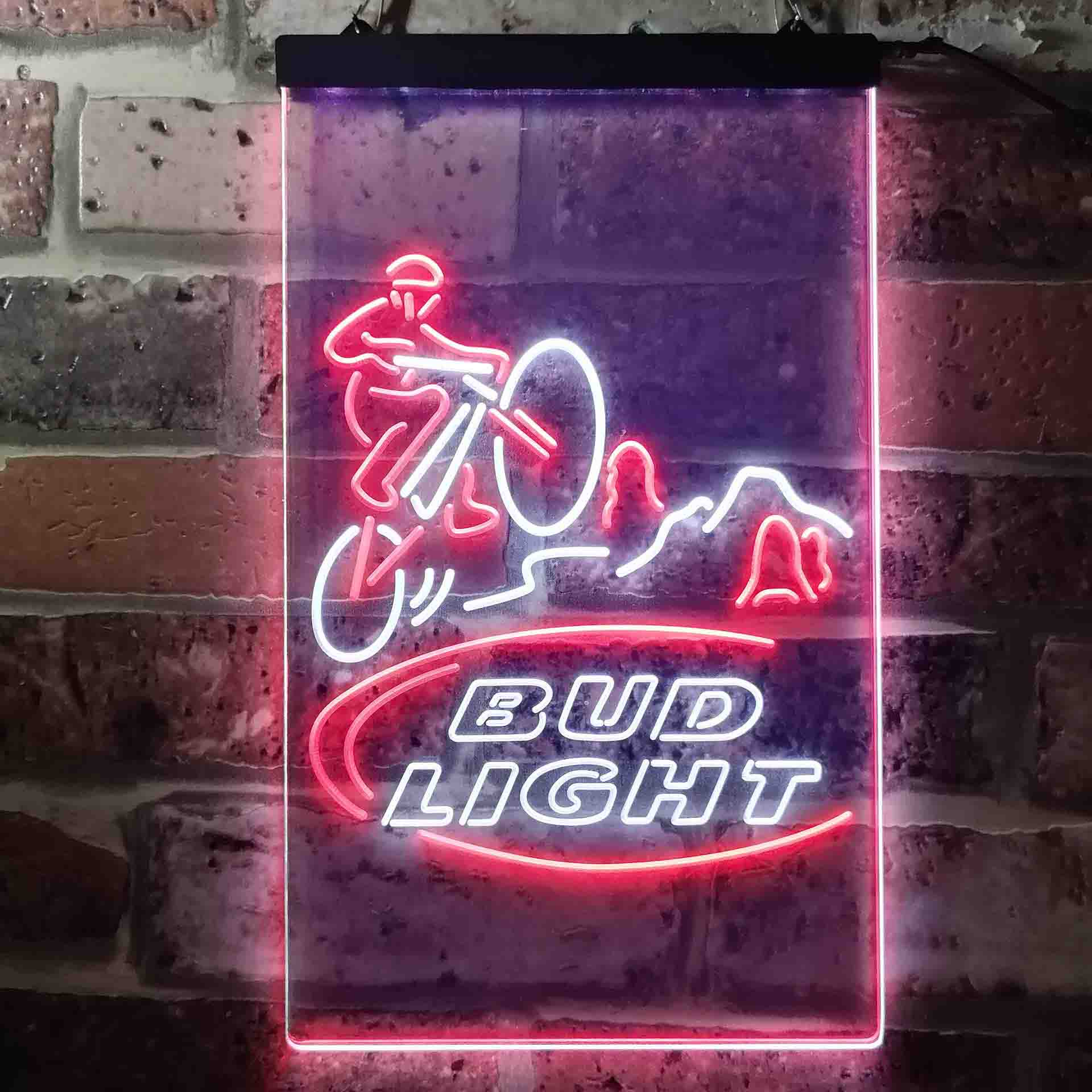 Bud Light Mountain Bike Neon-Like LED Sign - Image 9