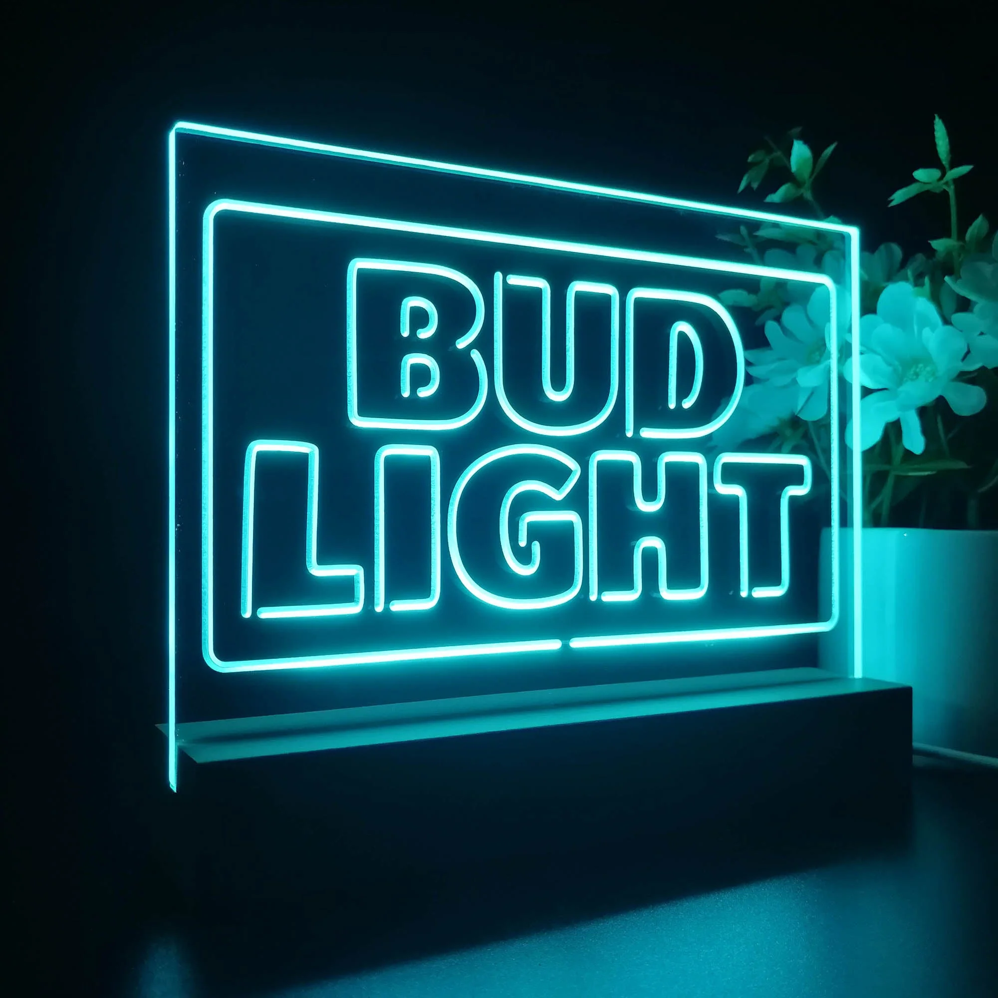 Bud Light New Neon Sign Pub Bar Lamp - Image 6