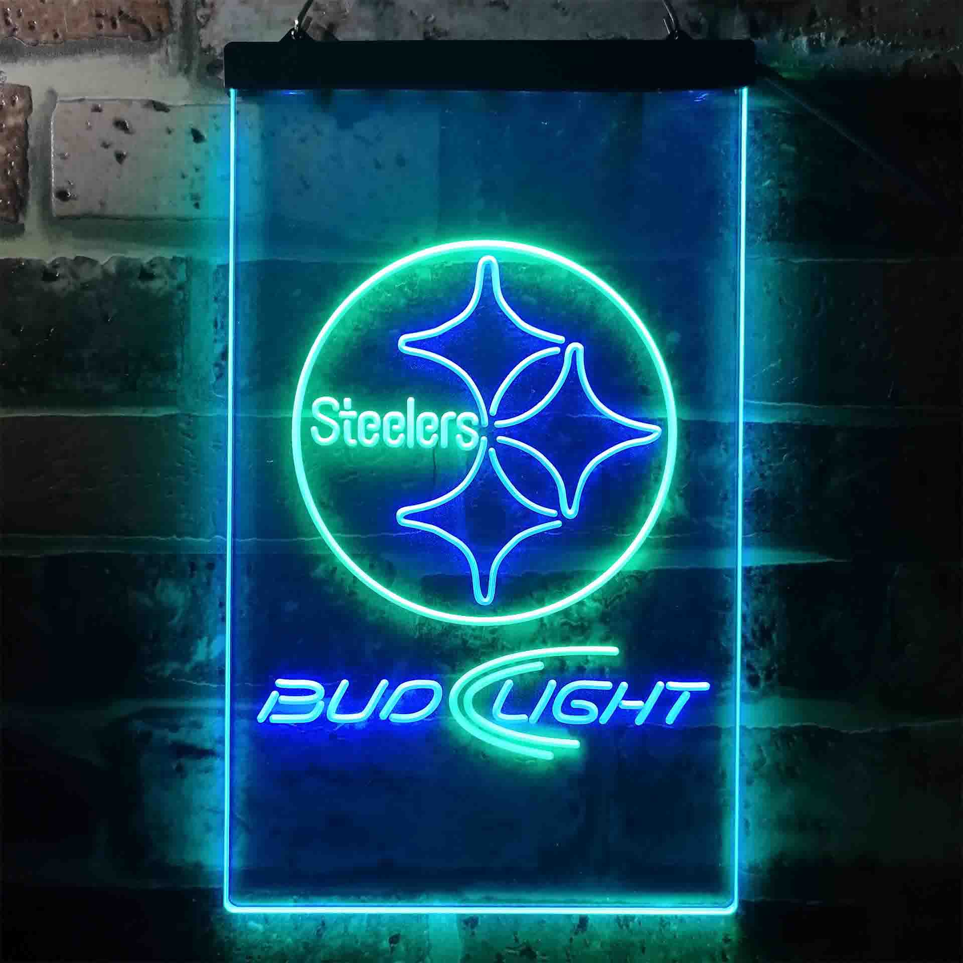 Pittsburgh Steelers Bud Light LED Neon Sign - Image 8