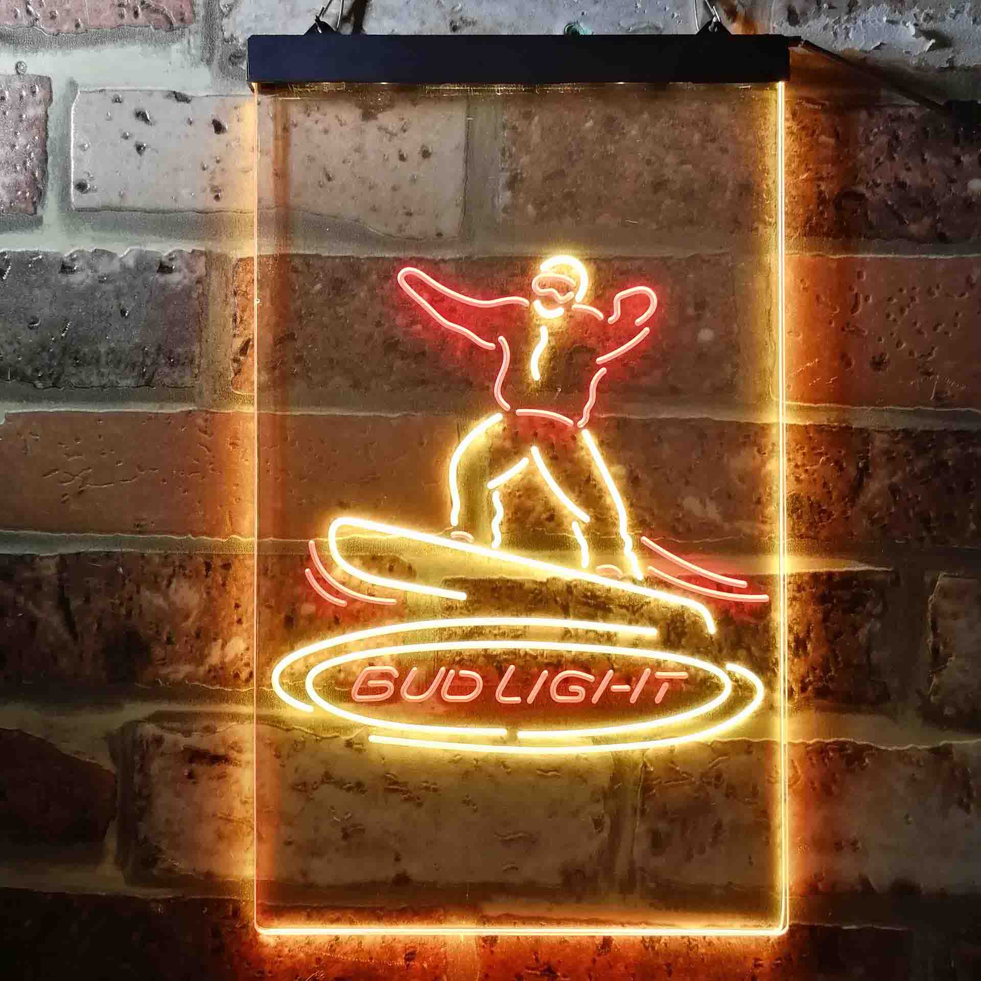 Bud Light Snowboarder Neon-Like LED Sign - Image 12