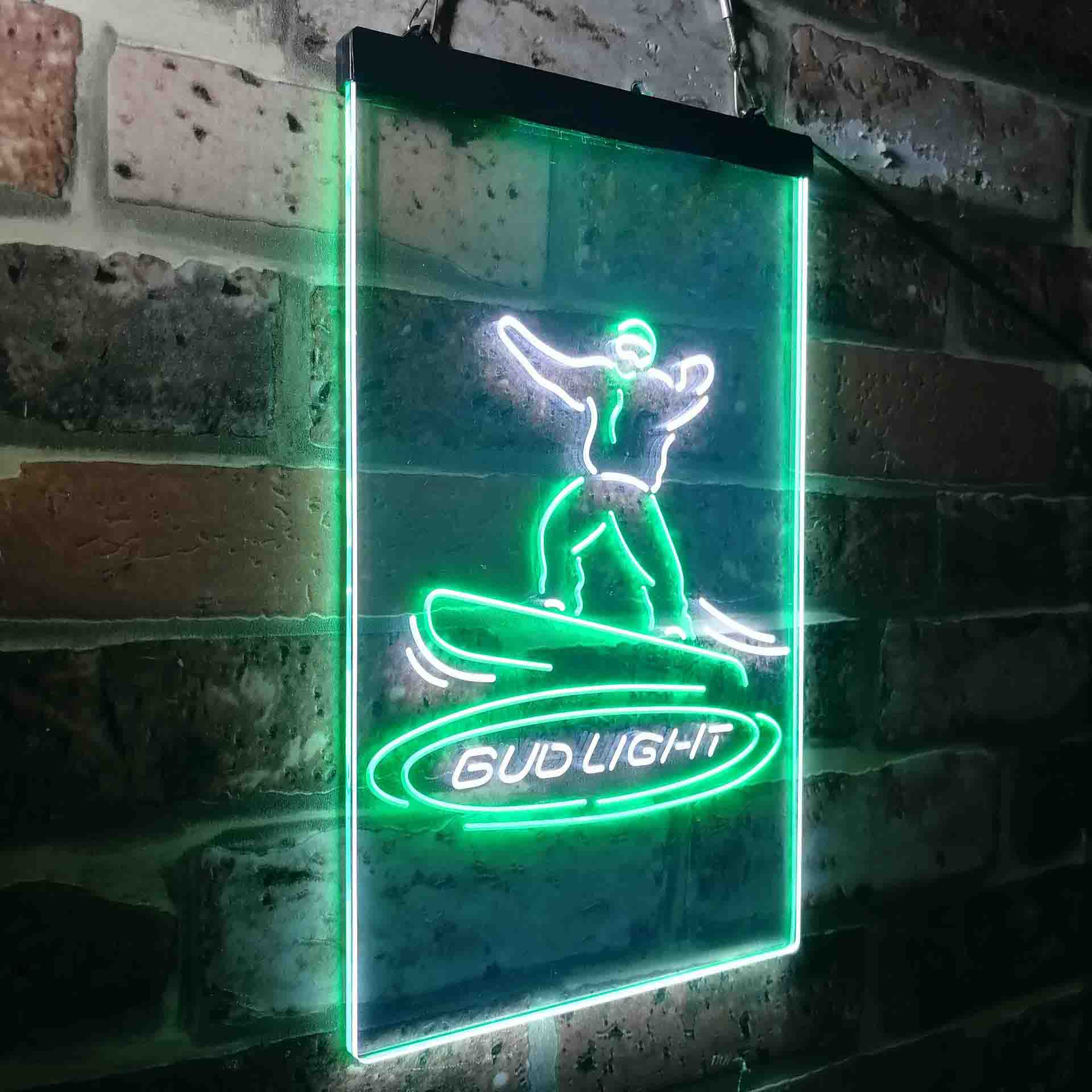Bud Light Snowboarder Neon-Like LED Sign - Image 17