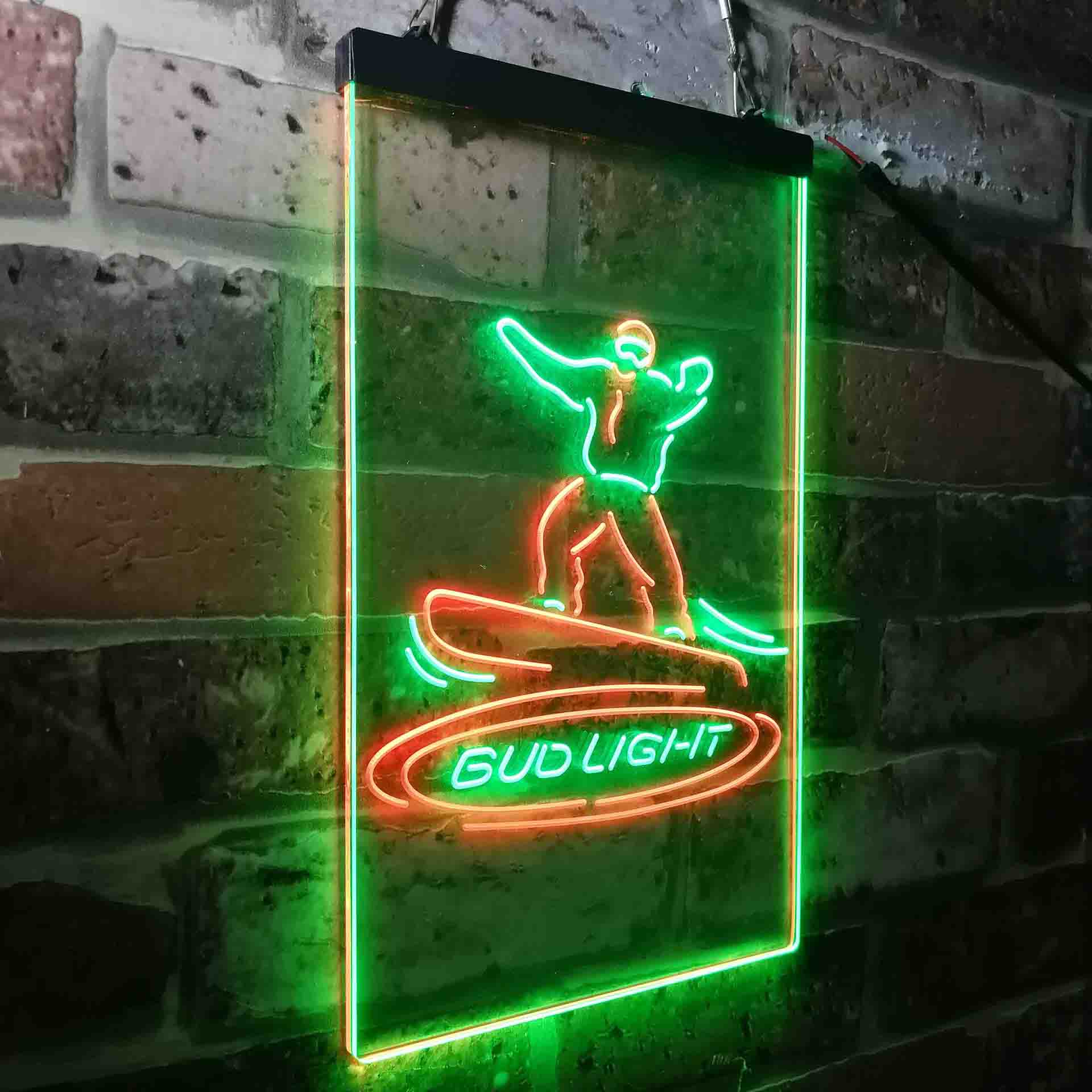 Bud Light Snowboarder Neon-Like LED Sign - Image 22
