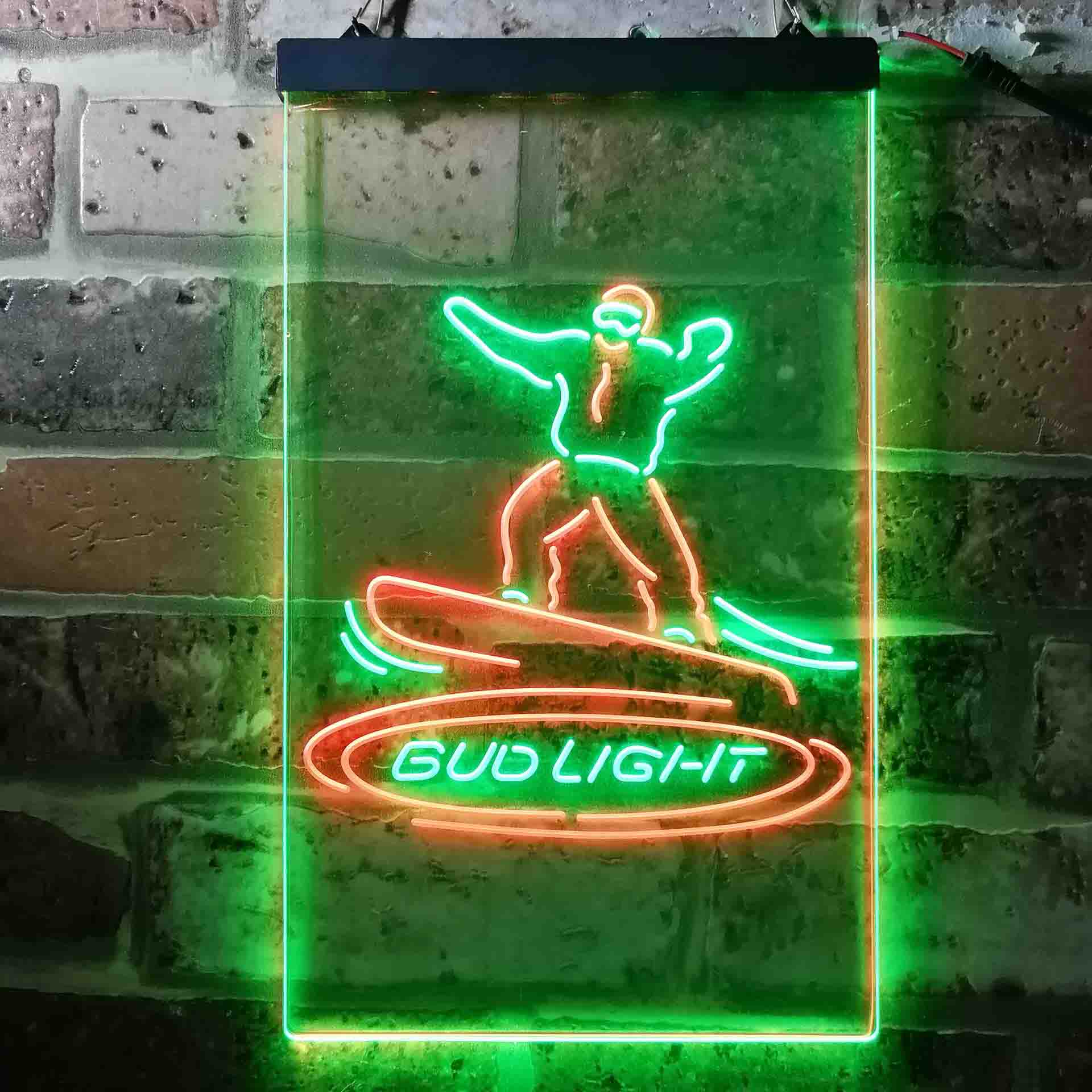 Bud Light Snowboarder Neon-Like LED Sign - Image 9