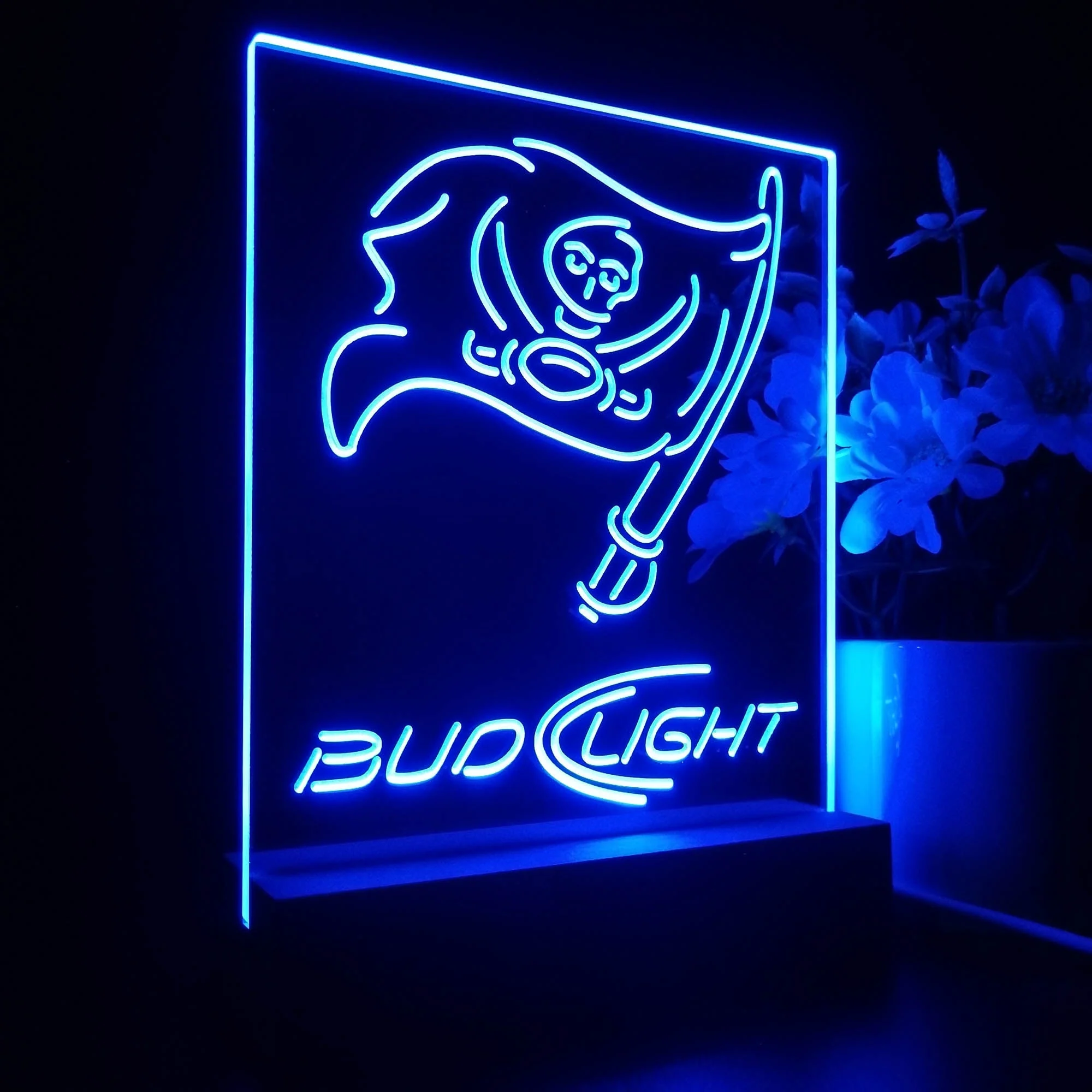 Tampa Bay Buccaneers Night Light Neon Pub Bar Lamp - Image 6