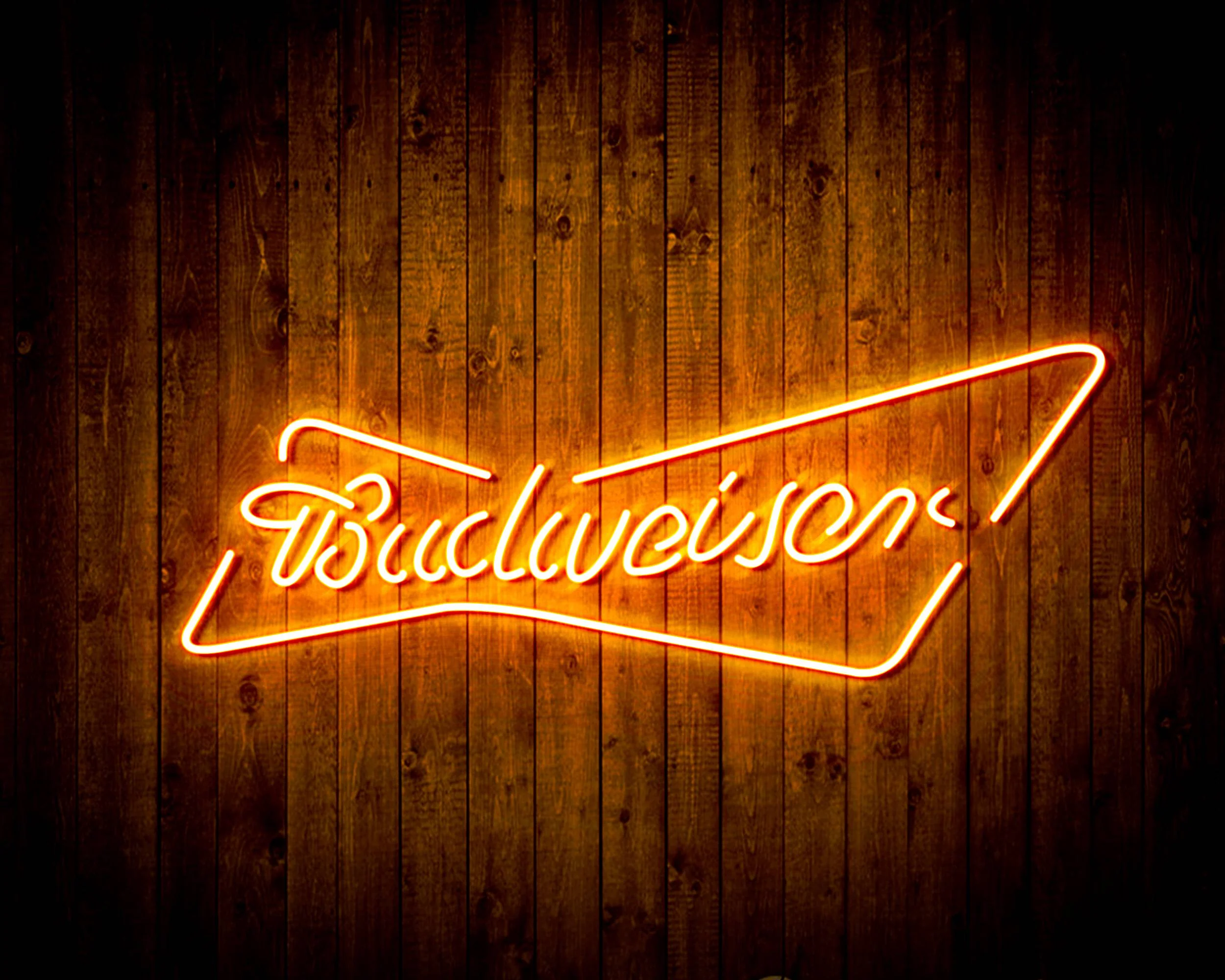 Budweiser Bar Handmade Neon Flex LED Sign - Image 17