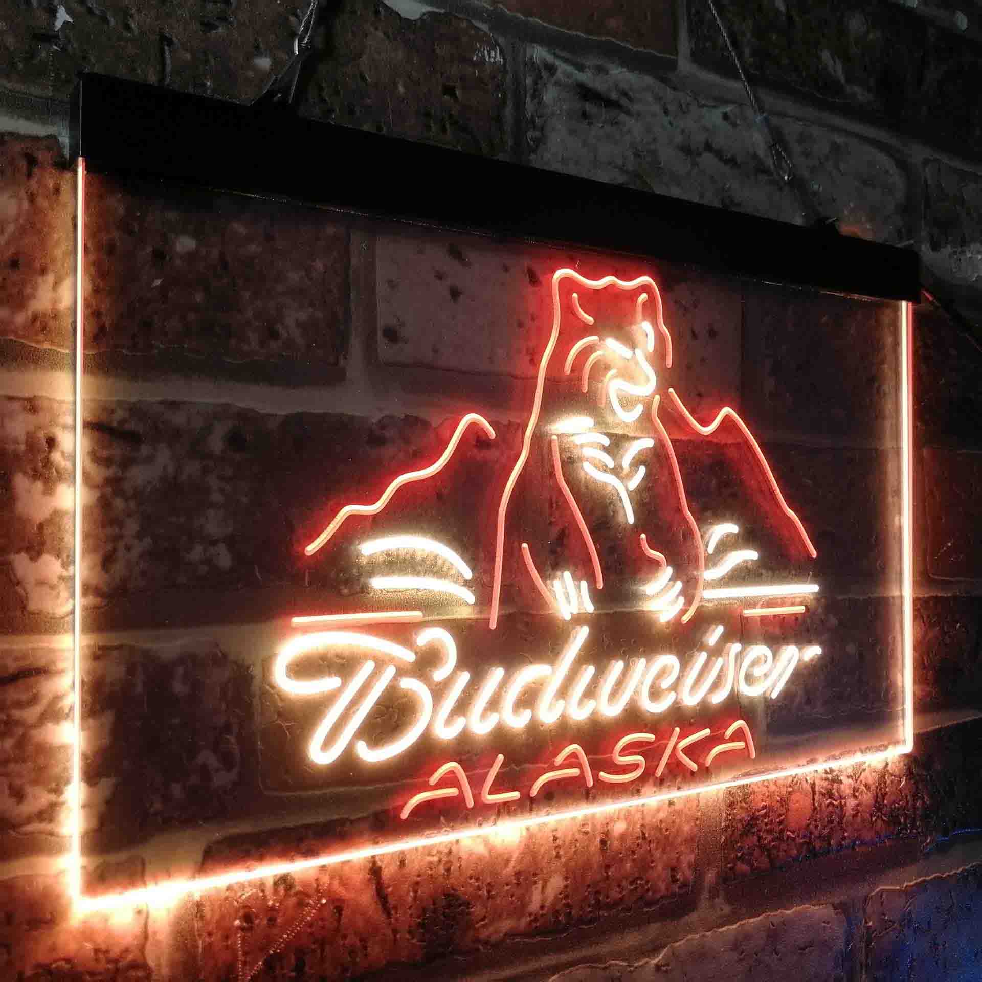 Budweiser Alsaka Polar Bear Beer Neon-Like LED Sign - Image 22
