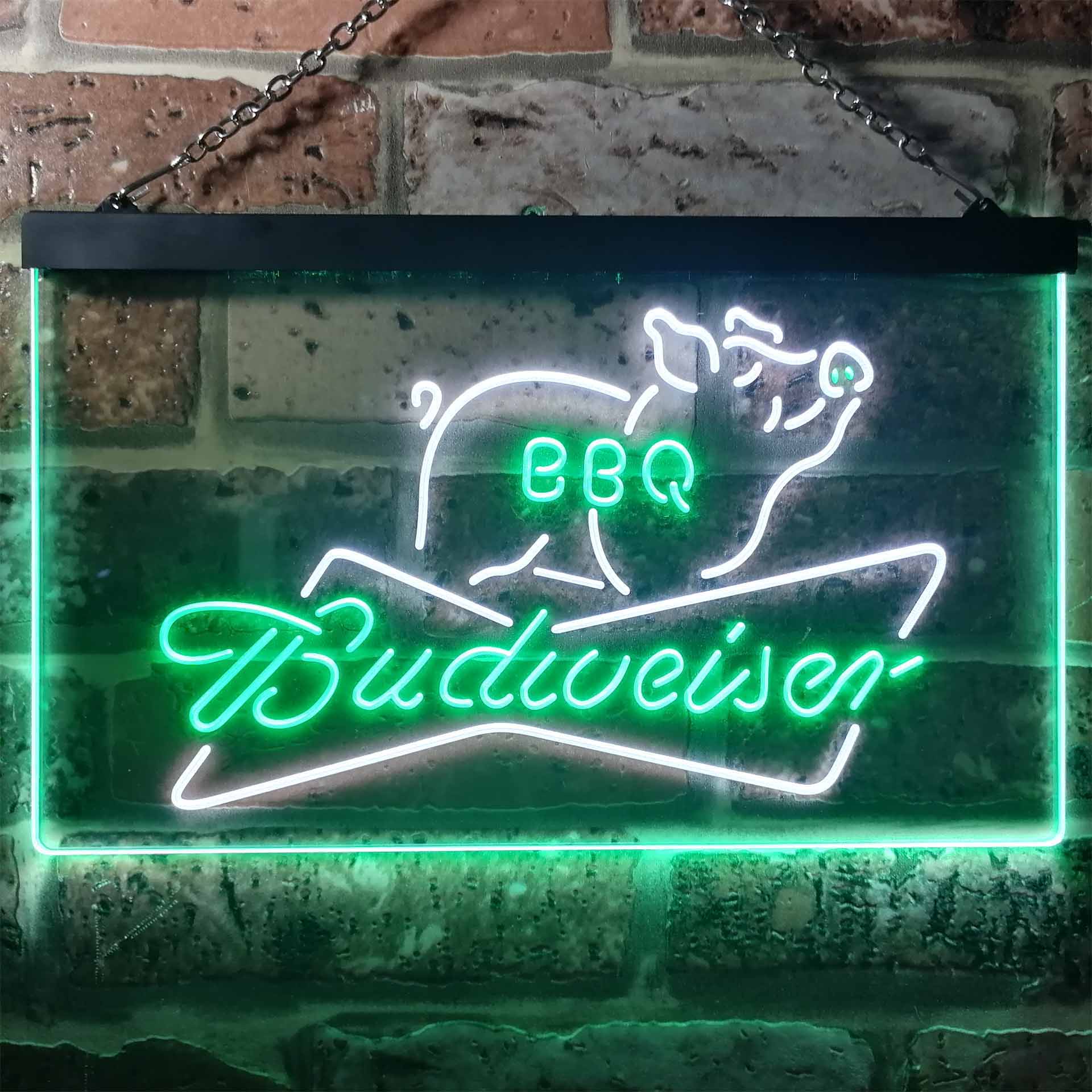 Budweiser BBQ Bar Home Bar Neon Light LED Sign - Image 8