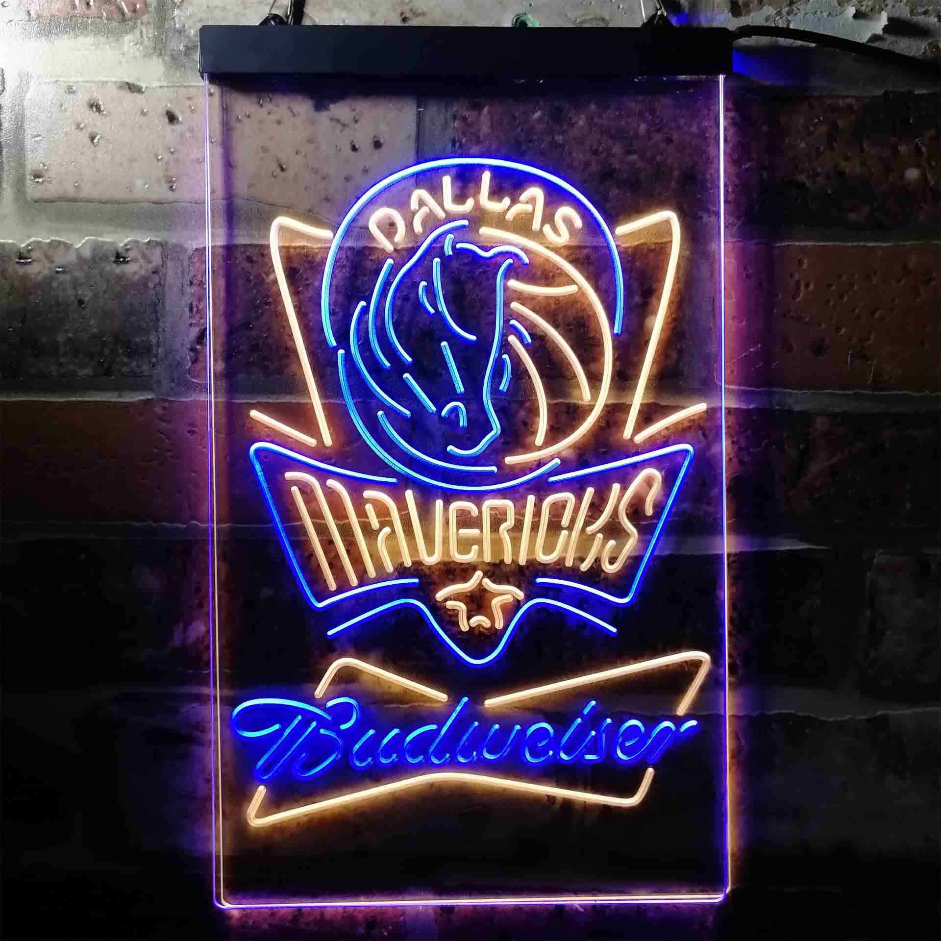 budweiser beer dallas mavericks nba LED Neon Sign - Image 13