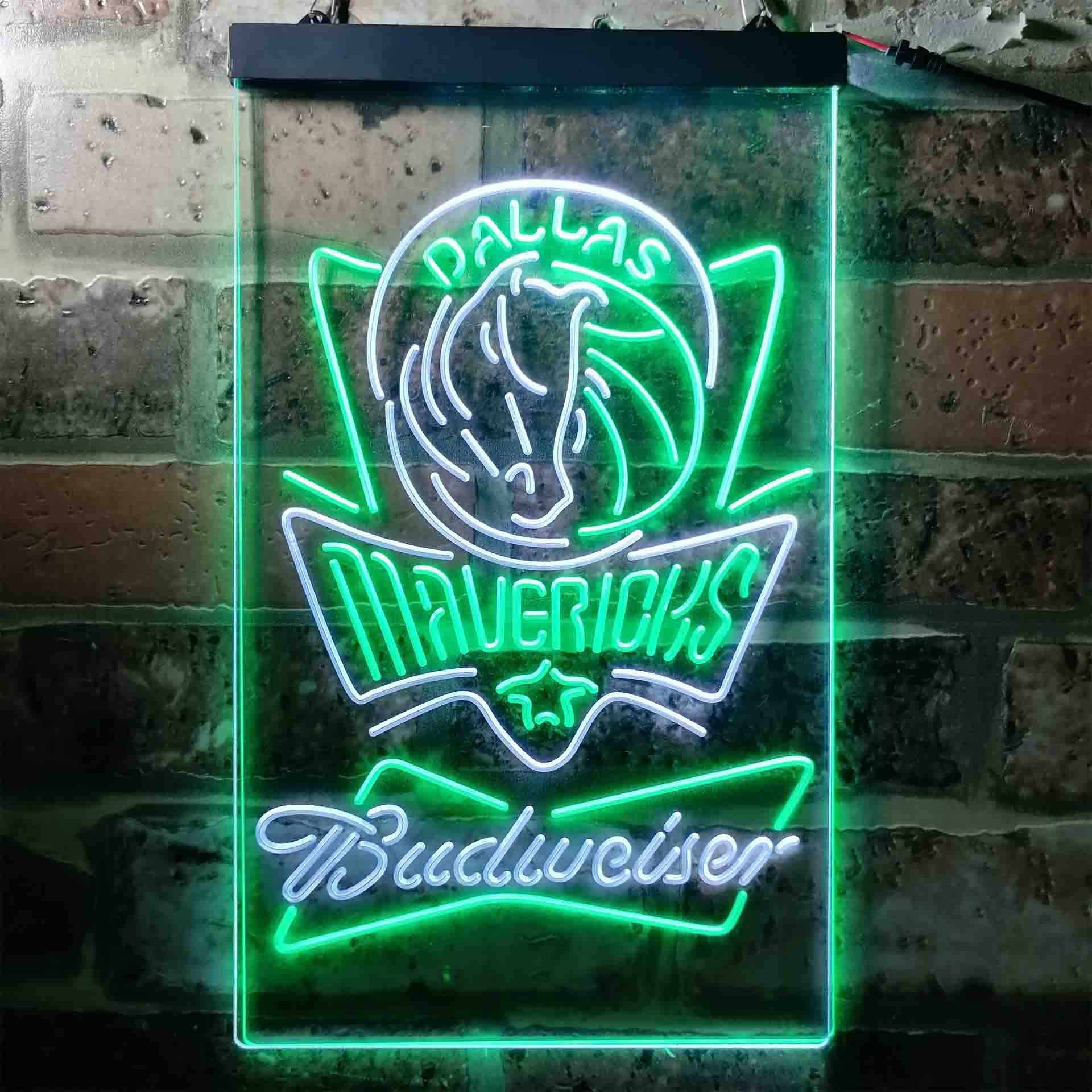 budweiser beer dallas mavericks nba LED Neon Sign - Image 2