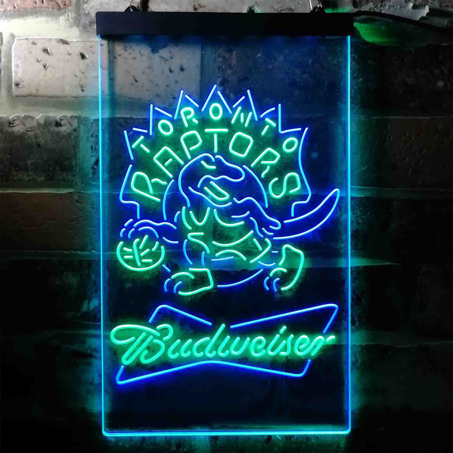 Toronto Raptors Budweiser Beer LED Neon Sign - Image 5