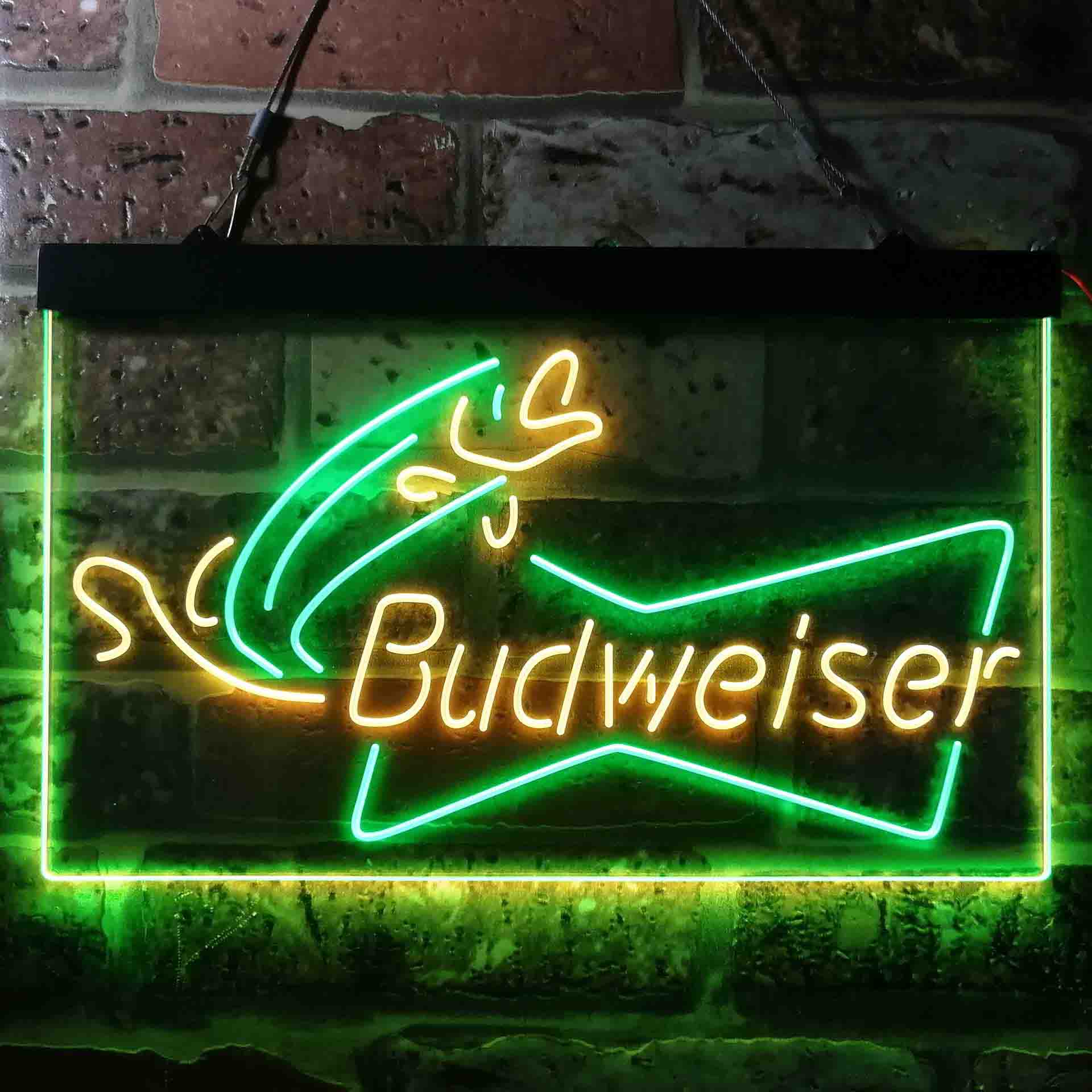 Budweiser Bow Tie Fishing Neon-Like LED Sign - Image 11