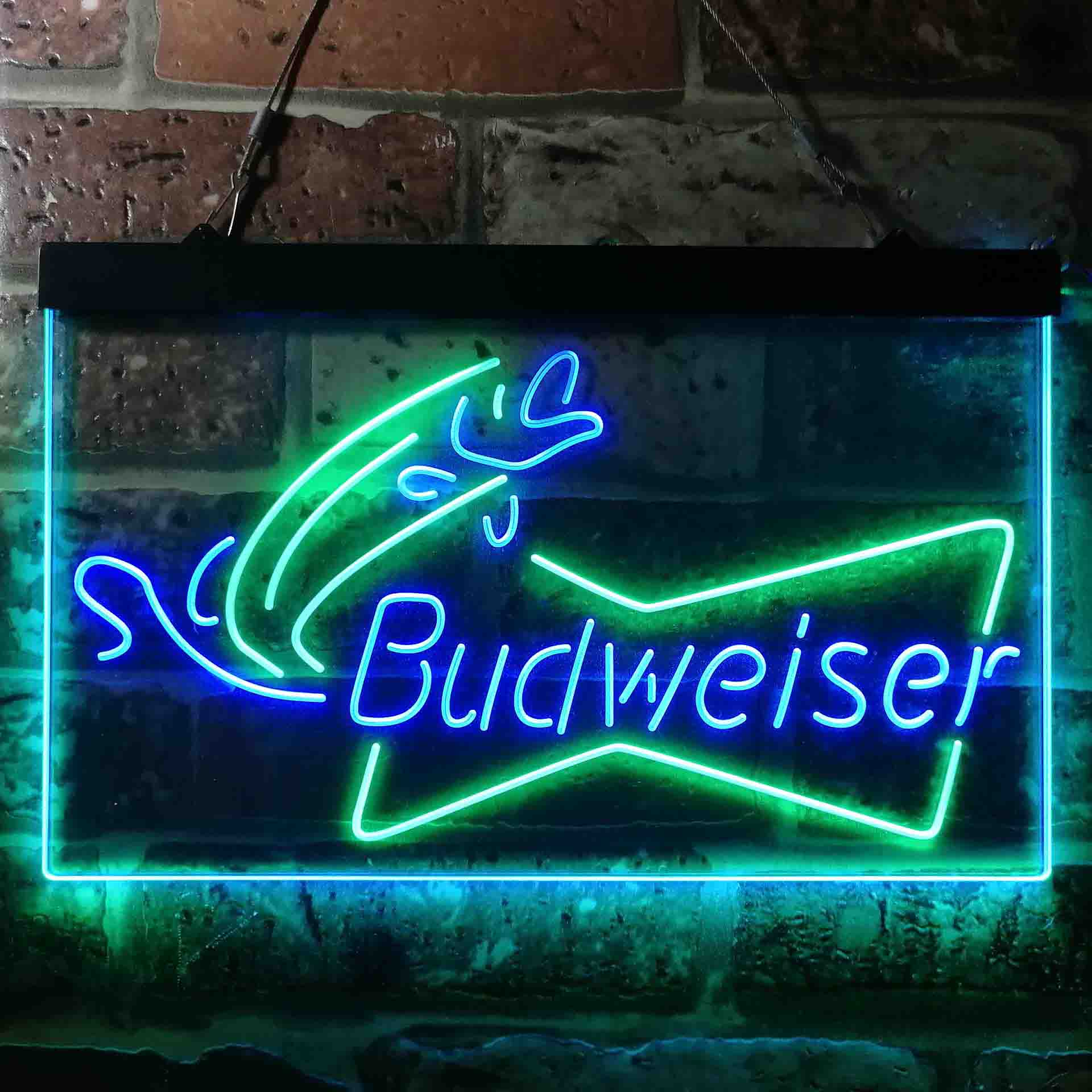Budweiser Bow Tie Fishing Neon-Like LED Sign - Image 12