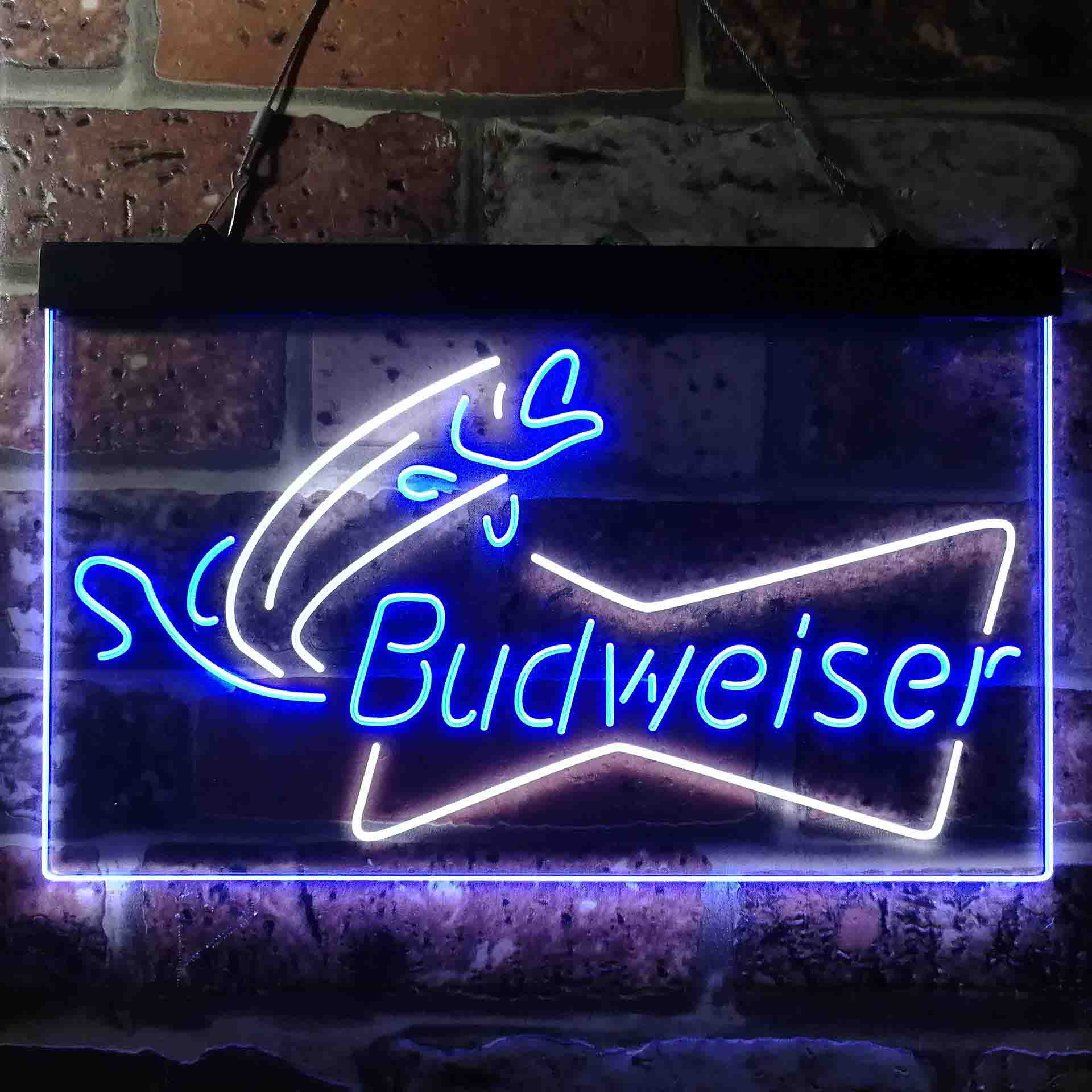 Budweiser Bow Tie Fishing Neon-Like LED Sign - Image 13
