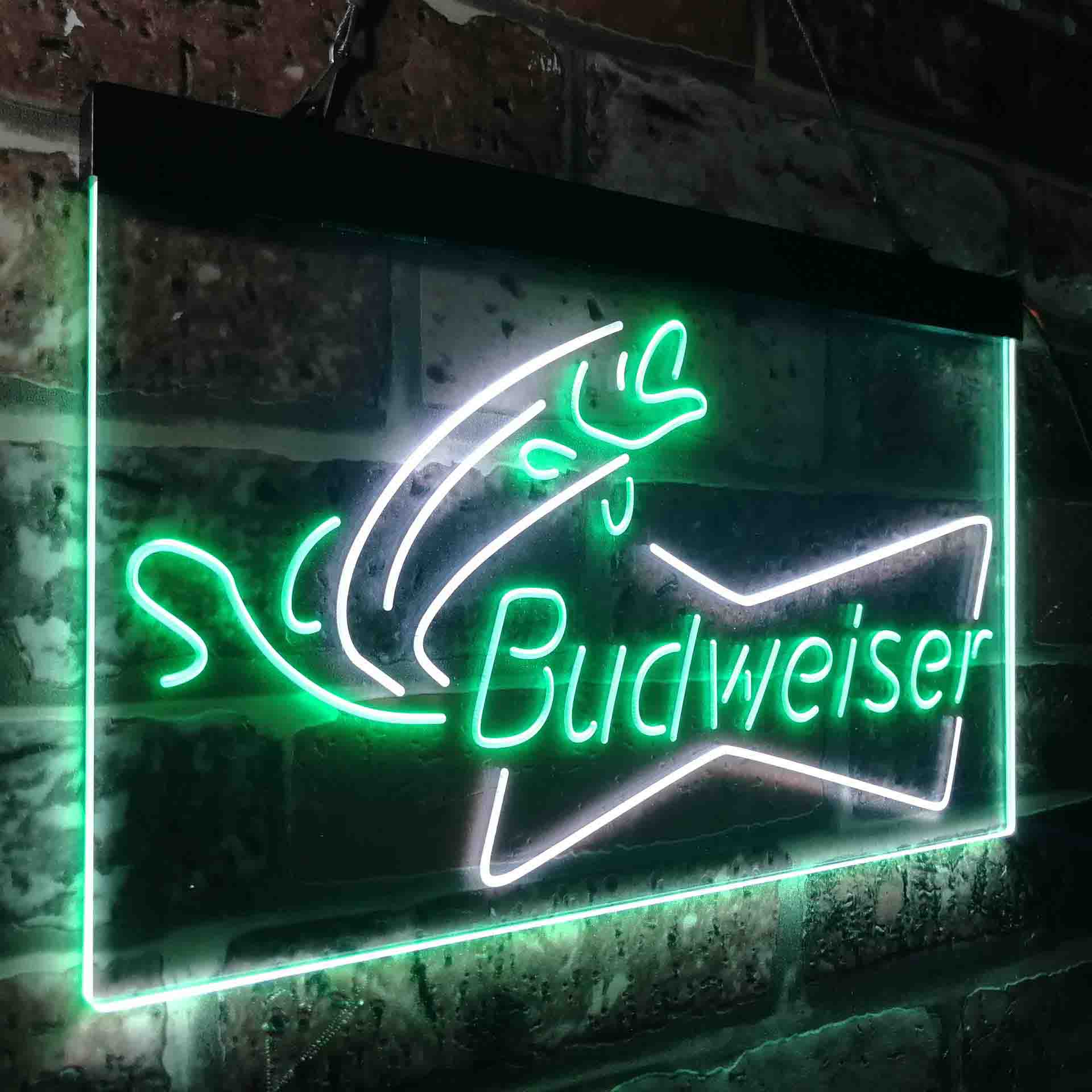 Budweiser Bow Tie Fishing Neon-Like LED Sign - Image 14