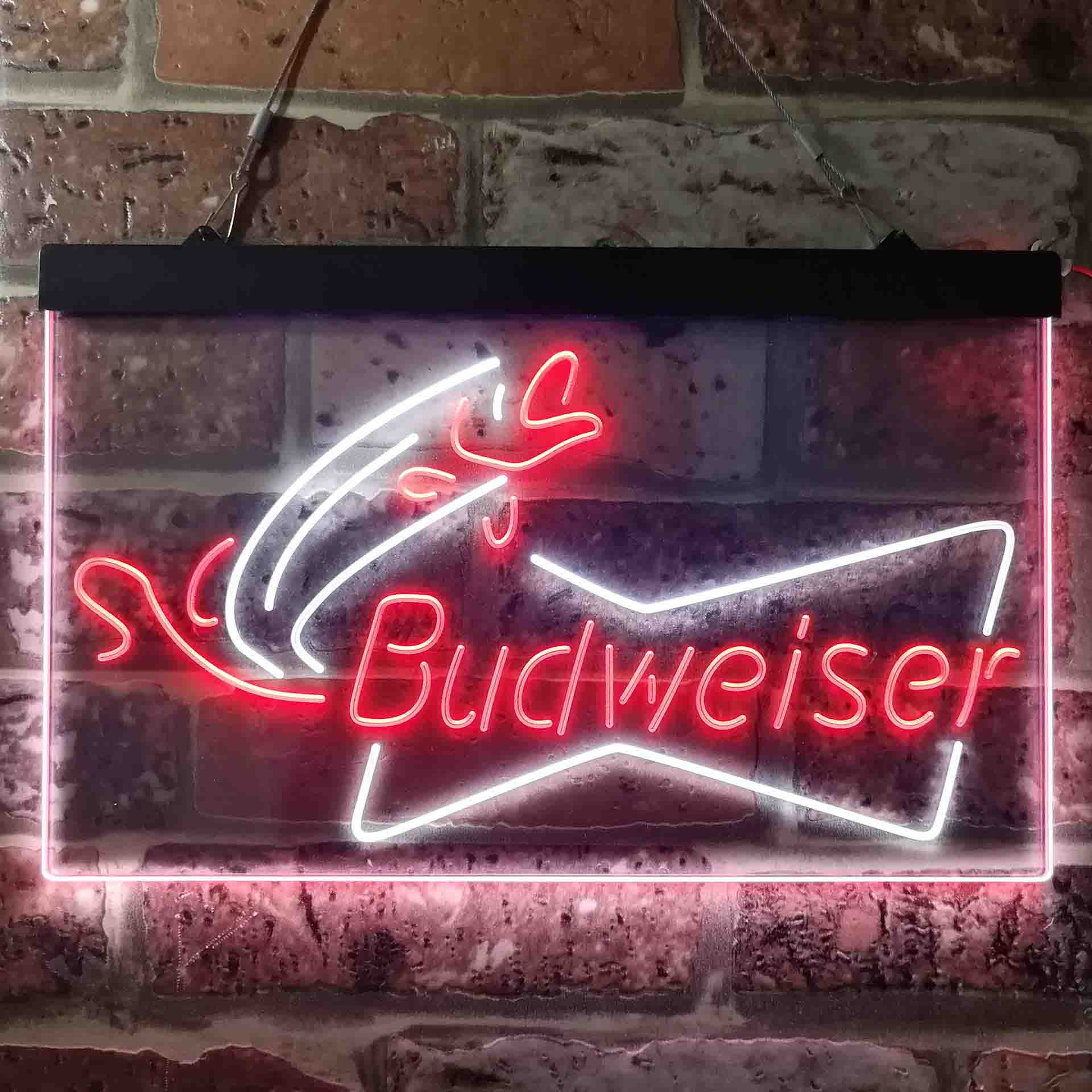 Budweiser Bow Tie Fishing Neon-Like LED Sign - Image 2
