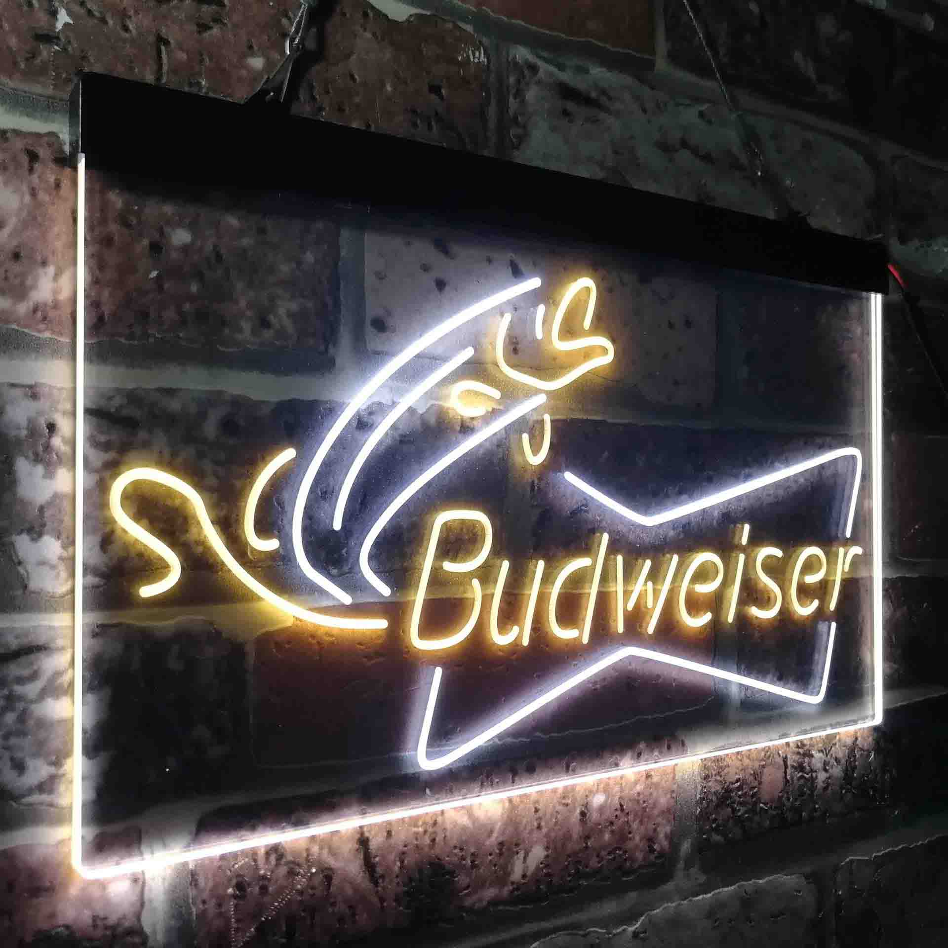Budweiser Bow Tie Fishing Neon-Like LED Sign - Image 22