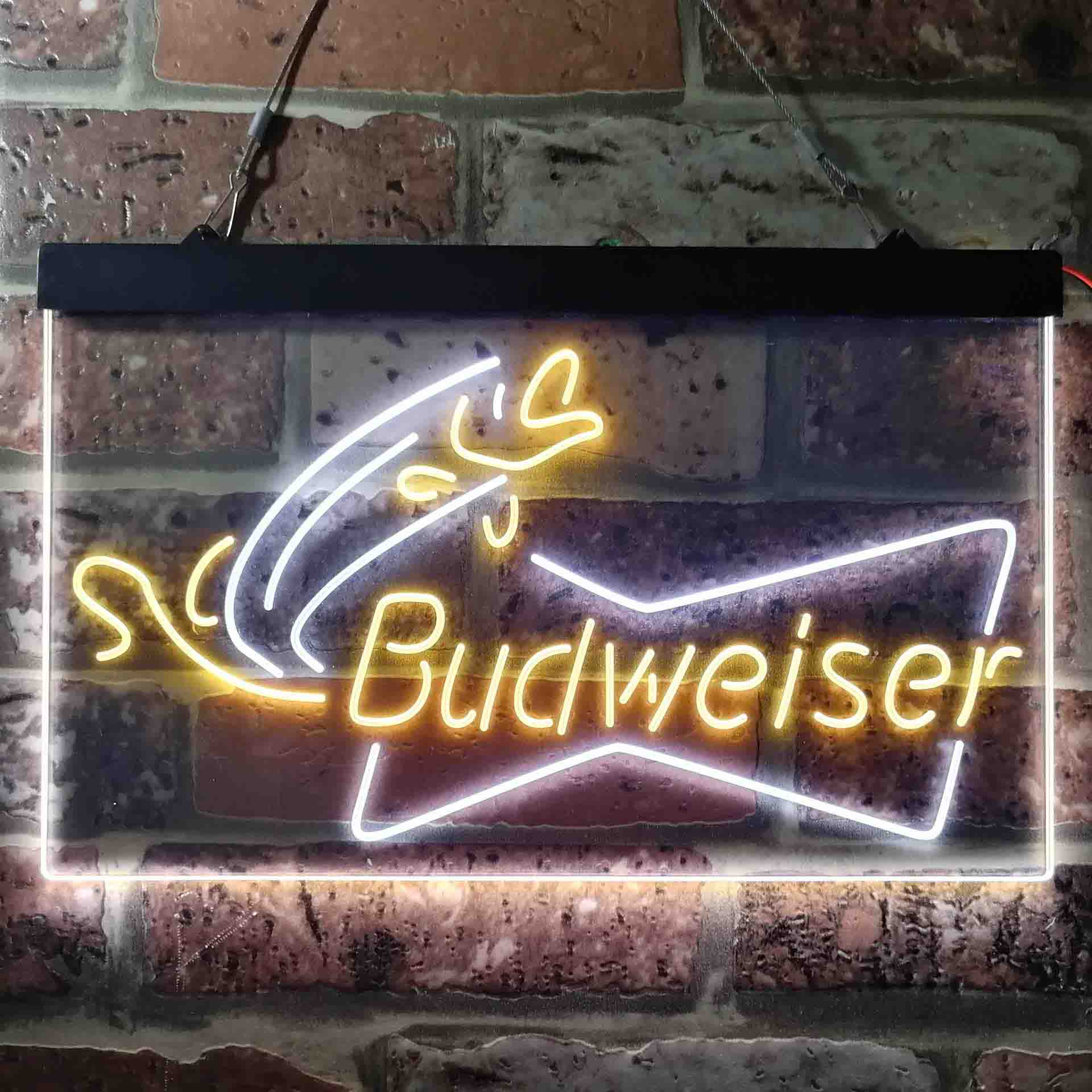 Budweiser Bow Tie Fishing Neon-Like LED Sign - Image 9